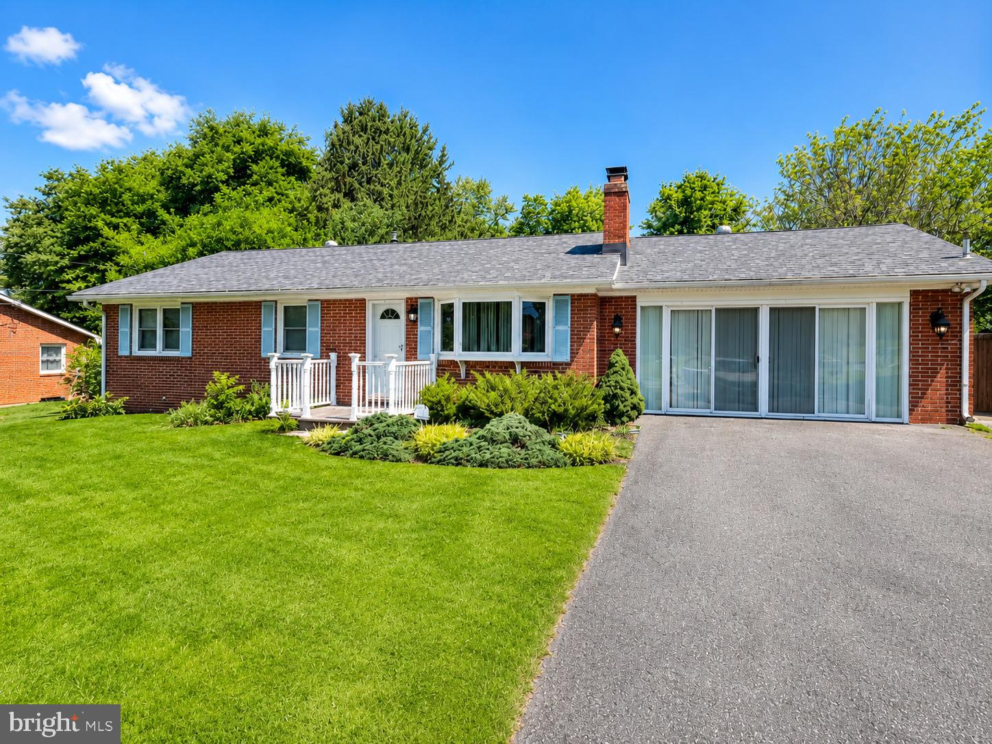 3BR, 2BA all-brick rancher on over ½ acre with no HOA! This home needs TLC and offers a great opportunity to renovate, update, and build equity. Features include a spacious living room with a wood-burning fireplace, separate dining room with a slider to the patio, and a large backyard with peaceful country views. The roof and windows were replaced approximately 10 years ago. Enjoy one-level living in a quiet neighborhood close to shopping, dining, parks, and major commuter routes. Property is being sold AS-IS strictly.
