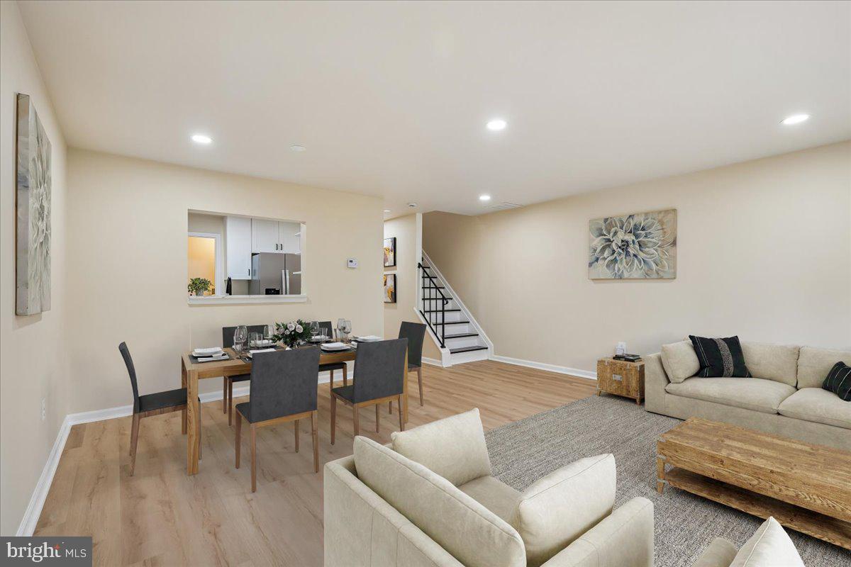 Fully Gorgeous renovated Condo/townhouse in  Silver Spring at an affordable price!!! Condo includes Modern Renovations: Every aspect of the home has been thoughtfully upgraded, ensuring a stylish, move-in-ready living space. Private Bedrooms: The top level offers Three  spacious bedrooms, each with plenty  of storage and a full Top of line remodeled bathroom , Updated Kitchen: The lower level features a sleek, updated kitchen with upgraded floors, blending modern design with functionality with open living dining area  that opens up to  a versatile space with a renovated half bath, perfect for entertainment, a home . Outdoor Space: The walkout patio door  leads to open patio  backyard, offering room for relaxation, gardening, or entertaining. This home has Brand new Kitchen, New HVAC, New Water heater, New windows, new floors, new appliances, New baths and list goes and on...  Location is Ideal : Situated in Silver Spring, this home provides convenient access to shopping, dining, entertainment, and transportation. Walking distance from the White Oak Town Center. Make your  appointment today!