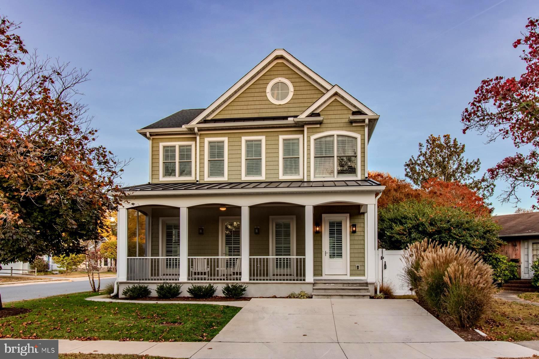 Stunning Custom Home with Pool in Downtown Rehoboth Beach!
This exquisite 2-year-old home is just over 3 blocks from the beach, making it the perfect rental property, summer getaway, or year-round residence. Featuring 5 bedrooms and 5.5 baths, each bedroom boasts a private en-suite spa inspired bath with upgraded custom tile. The spacious open-air floor plan with 10ft coffered ceilings includes a light-filled gourmet kitchen equipped with top-of-the-line stainless steel appliances, great room and a heated in-ground pool.  Ideal for entertaining and family gatherings!
The main level features today’s much desired open concept living/dining space, 1st floor master bedroom, powder room and large laundry/pantry.  Upstairs, you will find 4 additional bedrooms, each with 9-foot ceilings and luxury spa-like tiled baths.  Enjoy the view from the upstairs master bedroom with an east facing terrace overlooking pool and gentle ocean breezes.  Located just steps from Rehoboth Avenue, you'll have easy access to a wide variety of highly rated restaurants, boutiques, and the beach and boardwalk.
For the investor, this property has a proven track record of a rental juggernaut producing nearly 200K in rental income for 2024 with bookings in place for next year.  This turnkey property is being sold furnished and ready for immediate delivery.