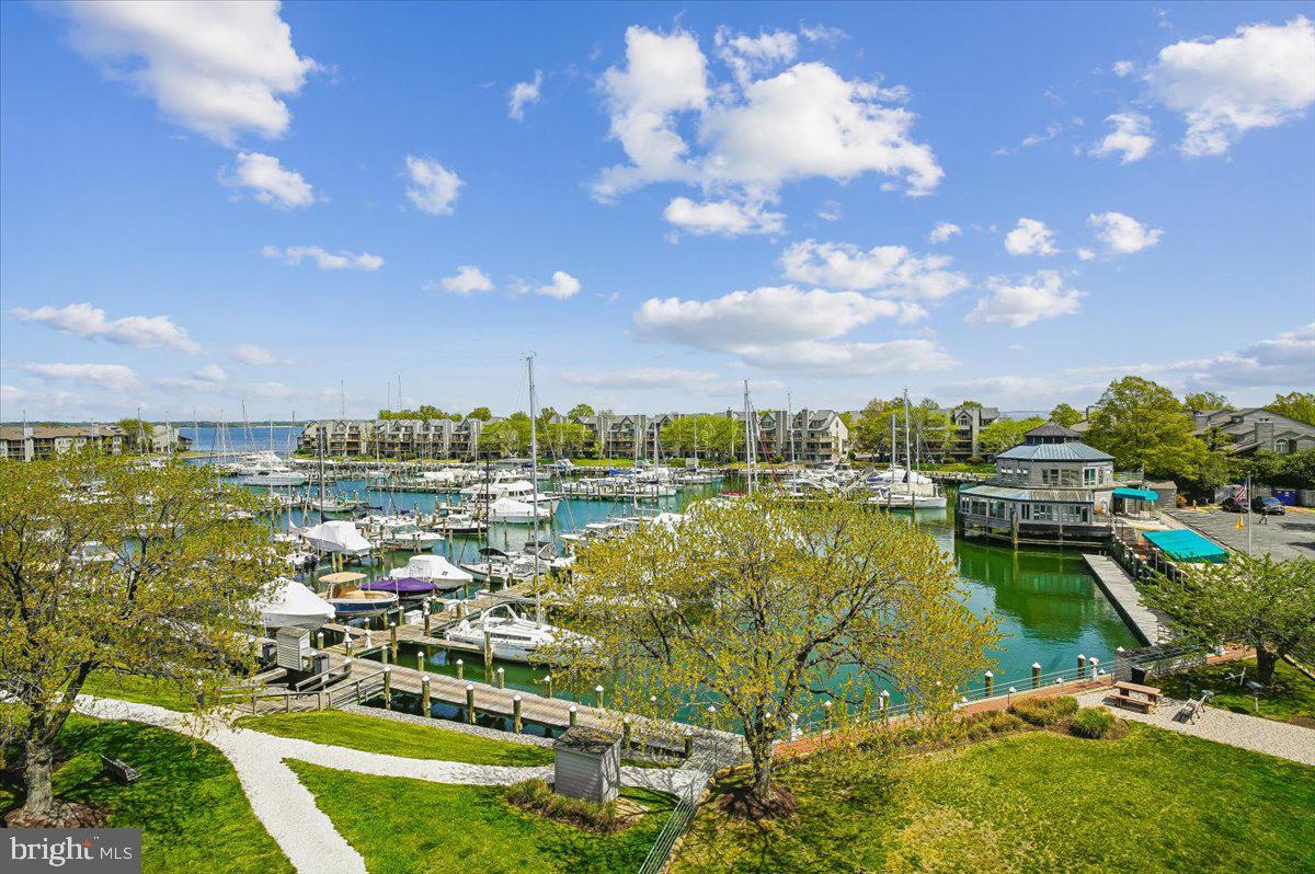 Lovely, well maintained marina front townhouse with great views of the Bay. Chesapeake Harbour offers a unique lifestyle that these owners have enjoyed for many years. Now it's your chance to experience it,  to relax  by one of the two pools, play tennis or pickleball, fish off the docks and watch spectacluar moon and sun rises and the Blue Angels from your new home. This is the only village that  has it's own gym and natural gas to heat and cook with. Meet neighbors as you and your pooch walk the paths around the community or join friends for a meal at The Beacon restaurant as you watch the boats enter and depart the marina.
Chesapeake Harbour may be the perfect place for you so make an appointment to see this home soon.