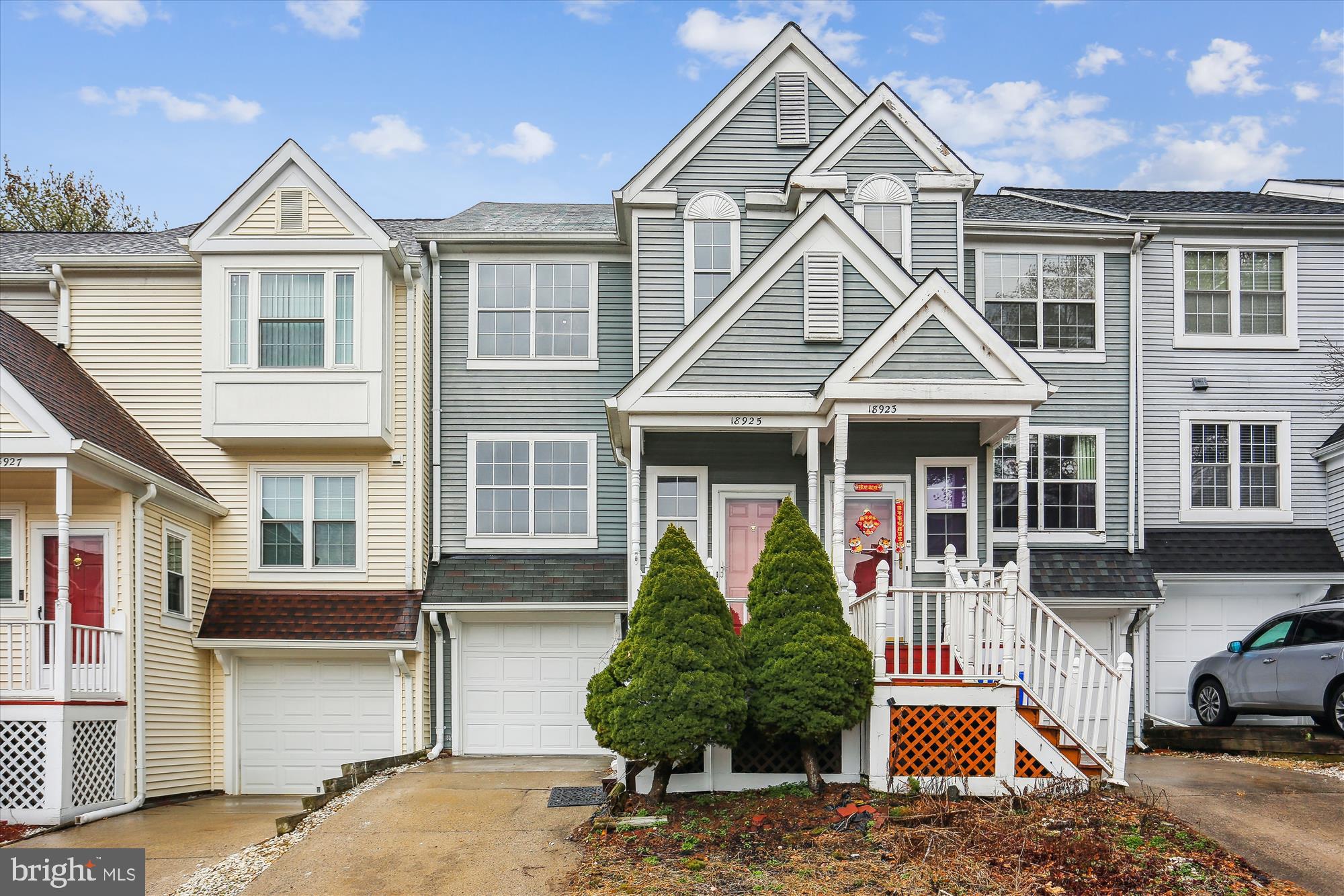 Offer Due 3/5 4PM This exceptional townhouse, freshly painted and brimming with charm, presents an unparalleled opportunity to reside in the highly coveted Gunners Lake Village neighborhood. Spanning three levels, this bright and tastefully appointed home boasts expansive living areas, abundant natural light, and a seamless flow for entertaining.

Upon entry, you'll be greeted by an inviting foyer, up a few stairs is a living room adorned with gleaming wood flooring, setting a cozy and welcoming tone. The adjoining open dining room offers crown and chair rail molding, lending an air of elegance to the space. The updated kitchen is a chef's dream, featuring solid surface countertops, stainless steel appliances, stylish cabinetry, a farmhouse sink, a pantry, and recessed lighting. A pass-through to the dining room enhances connectivity and convenience. Step outside to the fabulous rear deck, featuring tranquil wooded views and an idyllic setting for outdoor gatherings and relaxation. A convenient powder room completes the main level.

Venture upstairs to discover three bedrooms, all newly carpeted, along with two full bathrooms. The primary suite is a serene retreat, boasting wall-to-wall carpeting, a ceiling fan, and a private renovated bathroom, providing the perfect sanctuary at the end of the day.

The finished walk-out lower level expands the living space, boasting a bright family room, storage closets, a half bathroom, and laundry facilities. Outside, enjoy the expansive outdoor space, including the picturesque rear deck, a patio, and a sizable shed, ideal for storage or hobbies.

Conveniently situated with easy access to major commuting routes, shopping destinations, schools, and dining options, this home truly encompasses the essence of comfortable living in style. Don't let this extraordinary opportunity slip away—make this your new home today!