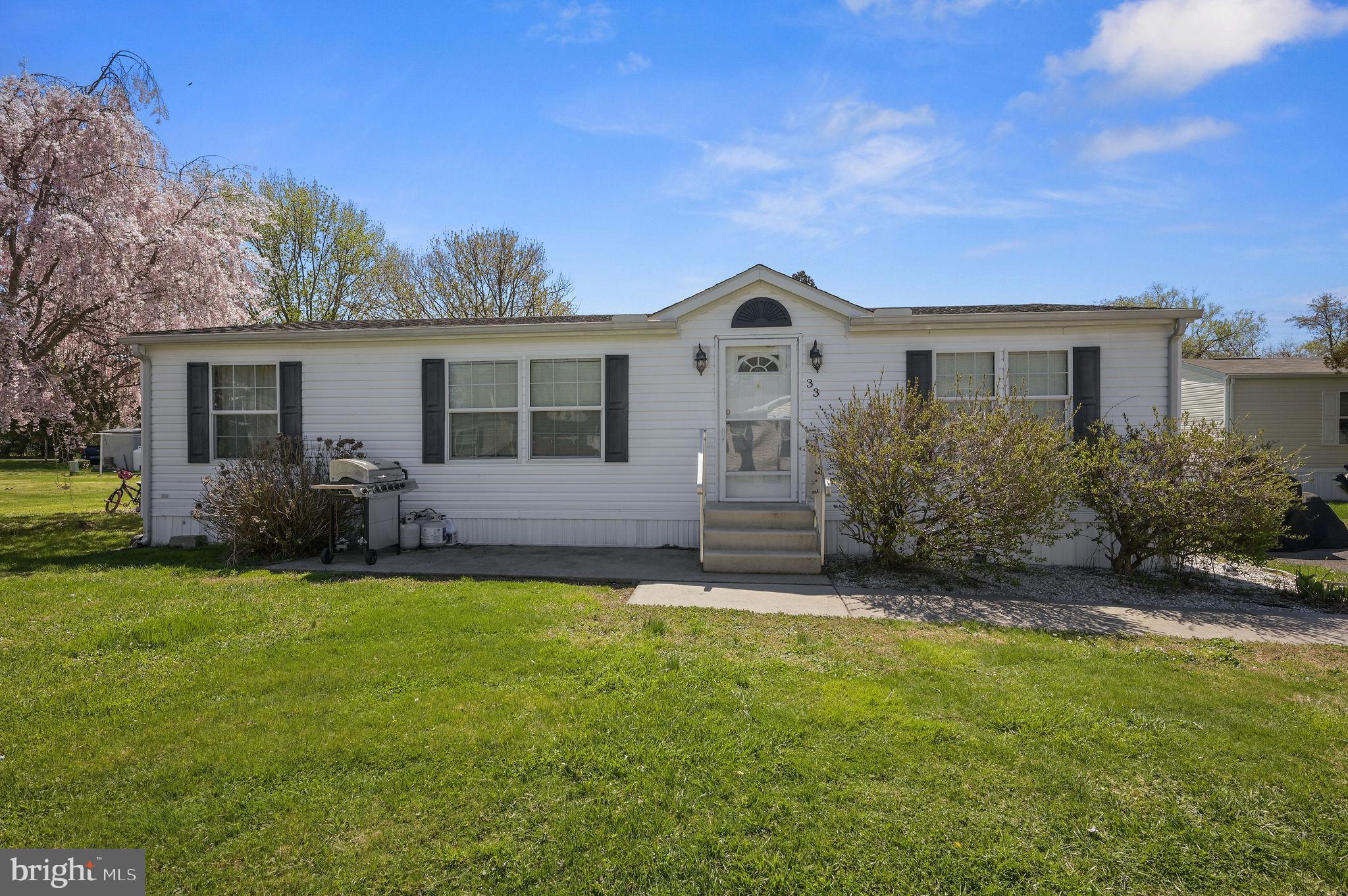 Welcome home to 33 Hedgerow Hollow Rd. in Smyrna! This sweet and inviting 3-bedroom, 2 full bathroom manufactured home is full of charm and thoughtful updates. Make this "home" during this Spring Market!

Step inside to find fresh new carpet throughout, creating a clean and cozy feel in every room. The home has been well cared for with many cosmetic updates that add modern touches while maintaining its warm, welcoming vibe. Enjoy peace of mind with a newer roof installed in September 2021—one less thing to worry about! The layout offers comfortable living spaces, perfect for relaxing or entertaining.
Whether you’re a first-time buyer, downsizing, or looking for an affordable move-in ready option, this home checks all the boxes. Come see it for yourself—this one won’t last long!

Professional photos will be coming soon!