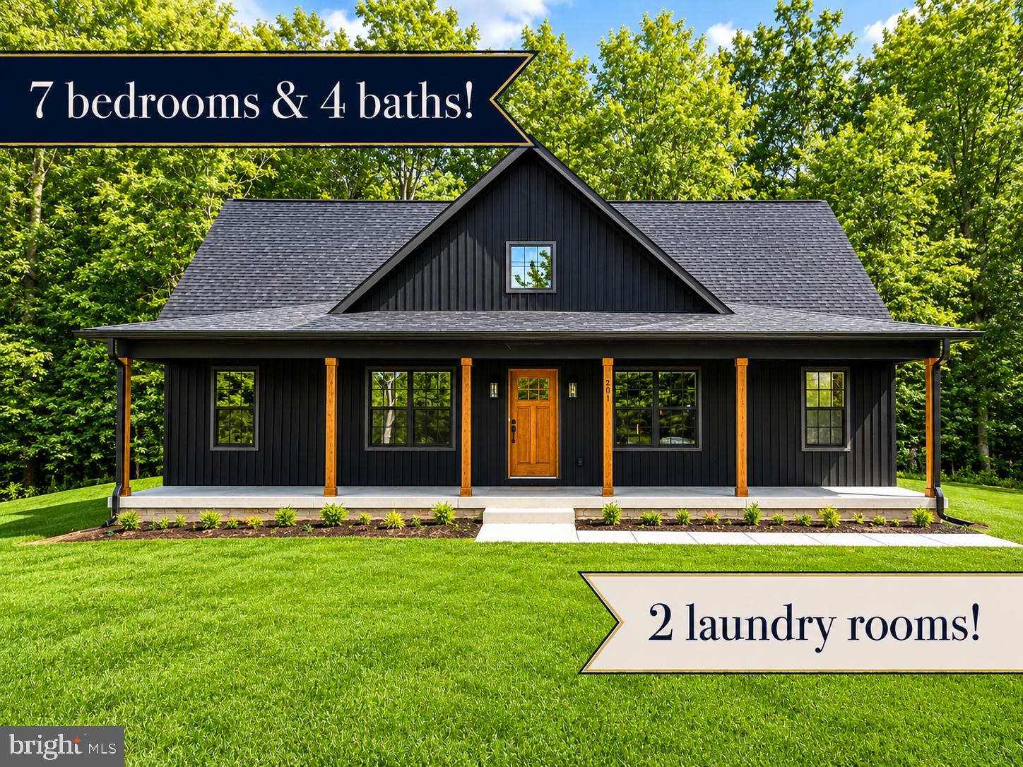 Introducing The Willow by Ironwood Homes in Seclusion Shores. This beautifully designed Cape Cod-style home offers over 3,600 finished square feet of thoughtfully crafted living space, blending timeless charm with modern convenience. Featuring 7 bedrooms and 4 full bathrooms, this versatile floor plan is ideal as a primary residence, vacation retreat, or income-producing short-term rental.

The main level features a spacious primary suite, an additional bedroom, two full bathrooms, a separate dining room, and an open-concept living area perfect for entertaining. The mudroom includes a convenient utility sink, adding functionality to everyday living.

Upstairs, you'll find three additional bedrooms and a full bathroom, providing plenty of room for family and guests. The fully finished basement expands the home's versatility with two more bedrooms, a full bathroom, a spacious recreation room, and a second laundry room—perfect for extended stays or maximizing rental potential.

Designed for year-round comfort, The Willow features dual-zone HVAC, quality craftsmanship, and stylish finishes throughout. Located in the sought-after Seclusion Shores community near Lake Anna, this home offers the perfect blend of peaceful lake-area living and modern convenience. Whether you're searching for your forever home, a weekend escape, or an exceptional Airbnb opportunity, The Willow is ready to exceed your expectations.

Landscaping has been virtually enhanced.