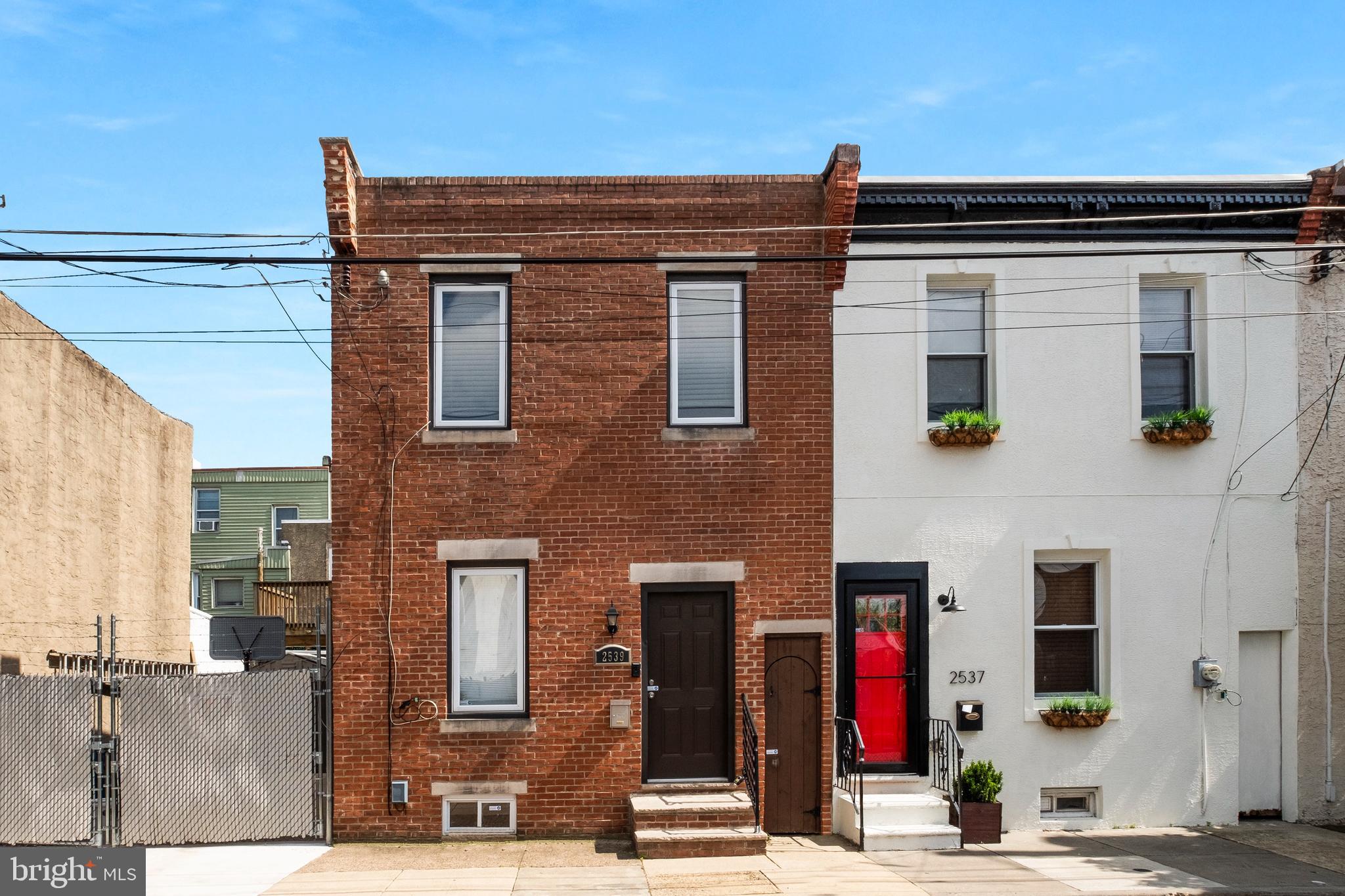 Welcome to 2539 Webb St, a tastefully renovated hidden gem tucked away on a quiet residential block just minutes from the energy of Fishtown and the Frankford Avenue corridor. This inviting Philadelphia rowhome blends modern updates with classic architectural character, offering a comfortable urban retreat in one of the city’s most convenient and exciting locations.

Inside, you’ll find bright living spaces with hardwood floors, recessed lighting, exposed brick accents, and a functional open layout. The kitchen features granite countertops, dark wood cabinetry, stainless steel appliances, gas cooking, a built-in microwave, dishwasher, and a stylish mosaic tile backsplash. A large peninsula adds extra prep space and casual seating, making the kitchen both practical and welcoming.

The bedrooms offer a calm and flexible living environment with natural light and character-filled details. The second bedroom is ideal as a guest room, home office, nursery, or creative flex space. The bathroom includes a tiled tub/shower surround, modern vanity, and updated fixtures.

Additional highlights include a full basement with washer and dryer, mechanicals, and ample storage space, along with a private rear patio perfect for grilling, outdoor seating, plants, or a small urban garden.

Ideally located near Fishtown, Port Richmond, and some of Philadelphia’s most popular neighborhood destinations, this home offers easy access to Frankford Avenue dining, cafes, shopping, nightlife, and emerging local hotspots. Enjoy close proximity to favorites like Stocks Bakery, Circles and Squares Pizza, Jeni’s Ice Cream, Green Eggs Cafe, Little Susie’s Coffee, and the growing collection of restaurants and gathering spaces nearby. With convenient access to Aramingo Avenue, I-95, I-676, and Center City, the location offers both lifestyle and everyday practicality.

2539 Webb St is a must-see for buyers seeking charm, functionality, and convenient access to one of Philadelphia’s most dynamic neighborhood scenes.