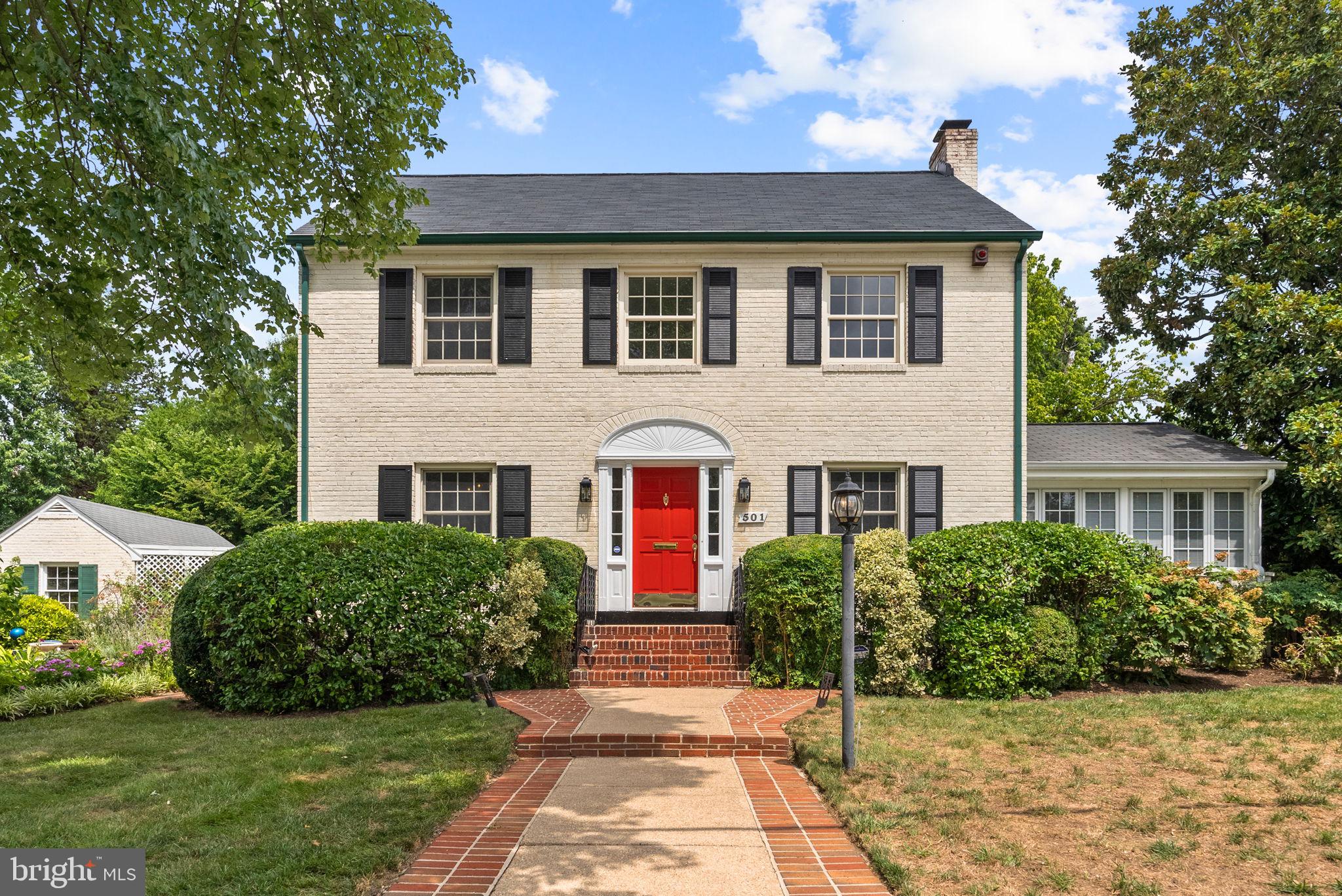 Welcome to 501 Hilltop Terrace, where classic charm meets modern convenience in the heart of Alexandria City. This fantastic and rare double lot offers a traditional-style home that’s not only spacious but also thoughtfully designed for both everyday living and entertaining. *Step inside to over 3,000 square feet of finished space, where formal rooms set the tone for elegant gatherings. The living room is a perfect retreat, seamlessly connected to a lovely sunroom by two sets of French doors. Here, vaulted ceilings invite natural light, creating an ideal space to relax. The double-sided gas fireplace adds warmth and ambiance to both the living room and the sunroom, making it a cozy haven for all seasons. *Attention to detail is evident throughout, with custom built-in shelves and cabinets, crown molding, and gleaming hardwood floors. The family room, nestled between the kitchen and the screened-in porch, offers a bright and inviting space to unwind by the home’s second gas fireplace. It’s the perfect spot for casual evenings or lively gatherings. *The renovated eat-in kitchen is a chef’s dream, featuring stainless steel appliances, double-wall ovens, a gas cooktop, and granite counters. With easy access to the dining room, this space is as functional as it is beautiful. A convenient half bath and pantry complete the main level. *Upstairs, you’ll find four grand bedrooms, each offering comfort and style. The primary suite is a true retreat with an ensuite bath and a walk-in closet. One of the bedrooms even offers access to a walk-up attic that spans the entire length of the home, providing unbeatable storage. *The basement is ready to welcome guests or in-laws for an extended stay, featuring a full bath, laundry, and abundant storage. *Outside, the beauty continues with flourishing gardens that create a tranquil setting. Whether you’re enjoying a morning coffee on the screened-in porch or hosting a summer BBQ, the outdoor space is perfect for relaxation and entertaining. *Private parking behind the home, accessed via an alley off Highland Pl, adds to the convenience of this exceptional property. *501 Hilltop Terrace isn’t just a home; it’s a lifestyle. Come see for yourself and fall in love with everything this special property has to offer.