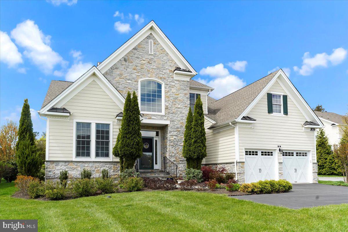 ULTRA-RARE, DETACHED SINGLE FAMILY HOME w/ 1ST FLOOR PRIMARY BEDROOM in the highly desirable community of LISETER.   Pride of ownership is evident in this better than new, recently refreshed, freshly painted TURN KEY, MOVE IN READY HOME that is serenely nestled on a PREMIUM LOT LOCATION backing up to OPEN SPACE and Pavillion Park!  A newly installed professionally landscaped manicured garden and flagstone path lead to the SUNDRENCHED 2 Story Entrance of this rarely offered Merion Model w/ OPEN FLOOR PLAN, TALL CEILINGS, WALLS OF WINDOWS & GREAT CIRCULAR FLOW -- Perfect for intimate family moments and Grand Scale Entertaining.  The 1st floor offers gleaming hardwood floors, Living Room/Den/Study w/ built in desks & bookshelves, Guest Powder Room, Formal DR w/ Tray Ceiling, Dramatic 2 Story Family Room w/ beautiful floor to ceiling Stone Fireplace that seamlessly flows into the Chef's Dream Kitchen w/ abundant Antiqued White Cabinetry, Zodiac Countertops & large entertaining Island + Stainless Steel Appliances including 4 Burner Gas Range w/ downdraft, French Door Refrigerator w/ ice/water dispenser, Convection Wall Oven & Microwave, Dishwasher and deep stainless sink w/ sprayer.  The kitchen opens to the expanded bump out breakfast room & family rooms w/ door to the Large Trex Deck overlooking OPEN SPACE and abutting Pavilion Park.  Adding to this special location in the community is the newly installed privacy landscaping to enhance the tranquility and perfect setting for BBQ's, Al-Fresco DIning and/or to curl up with a good book enjoying the afternoon sunshine!  The LAVISH 1st Floor Owners Suite offers Tray Ceiling,  2 Walls of Windows overlooking open space and nature, SPA BATH w/ neutral Porcelain Tiled Floor To Ceiling Shower w/ Stone Accents, dual Granite Topped Sink Vanity, Deep Soaking Tub and AMAZING OUTFITTED WALK-IN CLOSET.  Completing the 1st Floor is a Full Size Laundry Room w/ built--in drying rack, additional coat & pantry closets & Oversized 2 Car Garage.  The elegant turned staircase leads to the lofted 2nd floor balcony w/ new hardwood floors throughout and leading to 2 additional large bedrooms w/ multiple LARGE WALK-IN CLOSETS and Jack & Jill Bath w/ Pristine white ceramic tiled bath w/ Tub/Shower.  THe unfinished lower level offers approximately 2000 sf feet of additional space w/ 9 foot ceilings and EGRESS WINDOW -- could add playroom and/or additional bedroom, media, wine or theater.  Additional features of this magnificent home include Stone and Siding Facade (NO STUCCO), NEW PROFESSIONAL LANDSCAPING, extensive Millwork and double crown mouldings, NEW HW Floors and Ceiling Fans in all bedrooms, New Washer/Dryer, Freshly Painted Interior, High-Efficiency 2 ZONE HVAC, Plantation Shutters, NEW Storm Doors, NEW Whole House Surge Protector +++.  The Liseter lifestyle offers a Clubhouse with Full Gym, Infinity Pool overlooking Open Space, the Carriage Barn for gatherings and events, Walking Trails, Tennis Courts and a quaint Post Office. Why wait for new construction when you can move right in to this wonderful home with an unbeatable location and lot. Minutes from the Paoli train to Philadelphia, Whole Foods, shopping, restaurants, downtown Wayne and the new Newtown Square Town Center.  DO NOT WAIT!!!