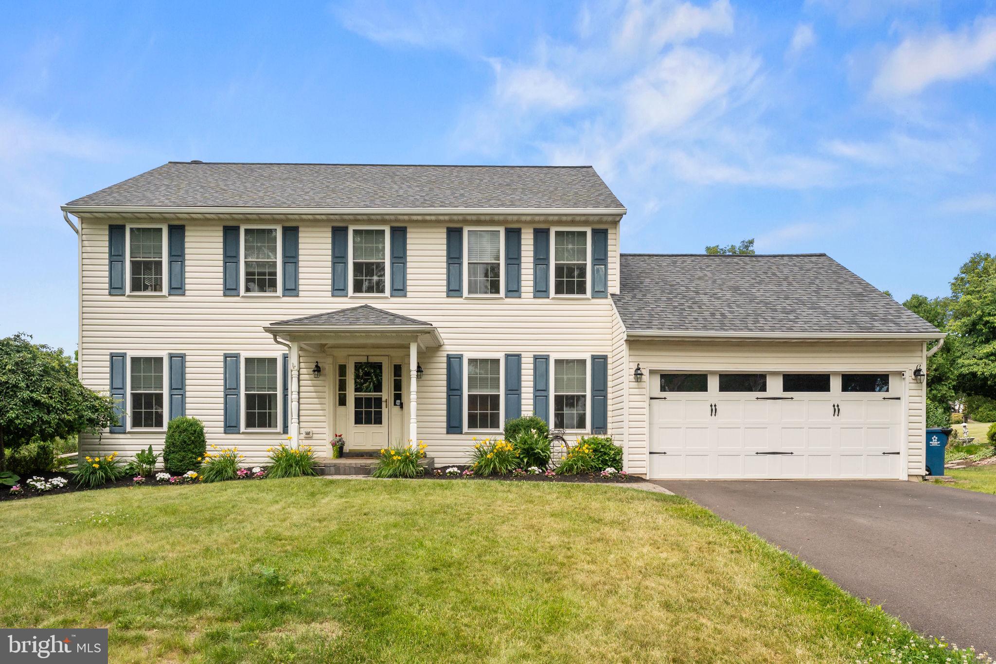 Welcome to 204 Summerwind Lane, a beautifully updated Colonial nestled in the highly sought-after Summerwind community of Harleysville. This exceptional 4-bedroom, 2.5-bath home offers the perfect blend of elegance, modern updates, and versatile living spaces designed for today's lifestyle.

Step inside to discover durable and modern LVP flooring throughout the kitchen and hallway, creating a warm and sophisticated feel from the moment you enter. The heart of the home is the newly remodeled kitchen, featuring stunning granite countertops, a stylish tile backsplash, abundant cabinetry, under-cabinet lighting, and new stainless steel Bosch appliances, including a double oven that adds both beauty and functionality. The kitchen is anchored by an oversized center island with seating for 5-6 people, making it the perfect gathering spot for casual meals, entertaining guests, or helping with homework while dinner is being prepared. Whether you're preparing weeknight dinners or hosting holiday gatherings, this kitchen is sure to impress.

The adjoining living and dining areas showcase beautiful floors and provide an ideal setting for everyday living and special occasions alike. Just beyond, step outside to your pristine covered deck featuring maintenance-free composite decking—the perfect place to enjoy morning coffee, summer barbecues, or relaxing evenings overlooking the peaceful backyard.

Need more room? You'll love the newly remodeled basement, offering valuable additional living space that can easily serve as a family room, media room, playroom, home gym, or home office—the possibilities are endless.

Upstairs, retreat to the spacious Primary Suite, featuring a large walk-in closet and an ensuite bath complete with a luxurious soaking tub, separate glass shower, and dual vanity. Three additional generously sized bedrooms and a well-appointed hall bath provide plenty of room for family, guests, or work-from-home needs. A convenient second-floor laundry area is ideally located near all four bedrooms, adding ease and efficiency to everyday living.

Additional updates include an upgraded tankless water heater, providing energy efficiency and an endless supply of hot water, as well as a beautifully remodeled mudroom featuring ample storage, a pocket door and utility sink.

Located in the desirable Summerwind neighborhood, this home offers the perfect balance of tranquility and convenience with easy access to parks, shopping, dining, and major commuter routes. This move-in-ready home combines thoughtful upgrades, spacious living areas, and modern conveniences in one of Harleysville's most desirable communities. Don't miss your opportunity to make it yours!