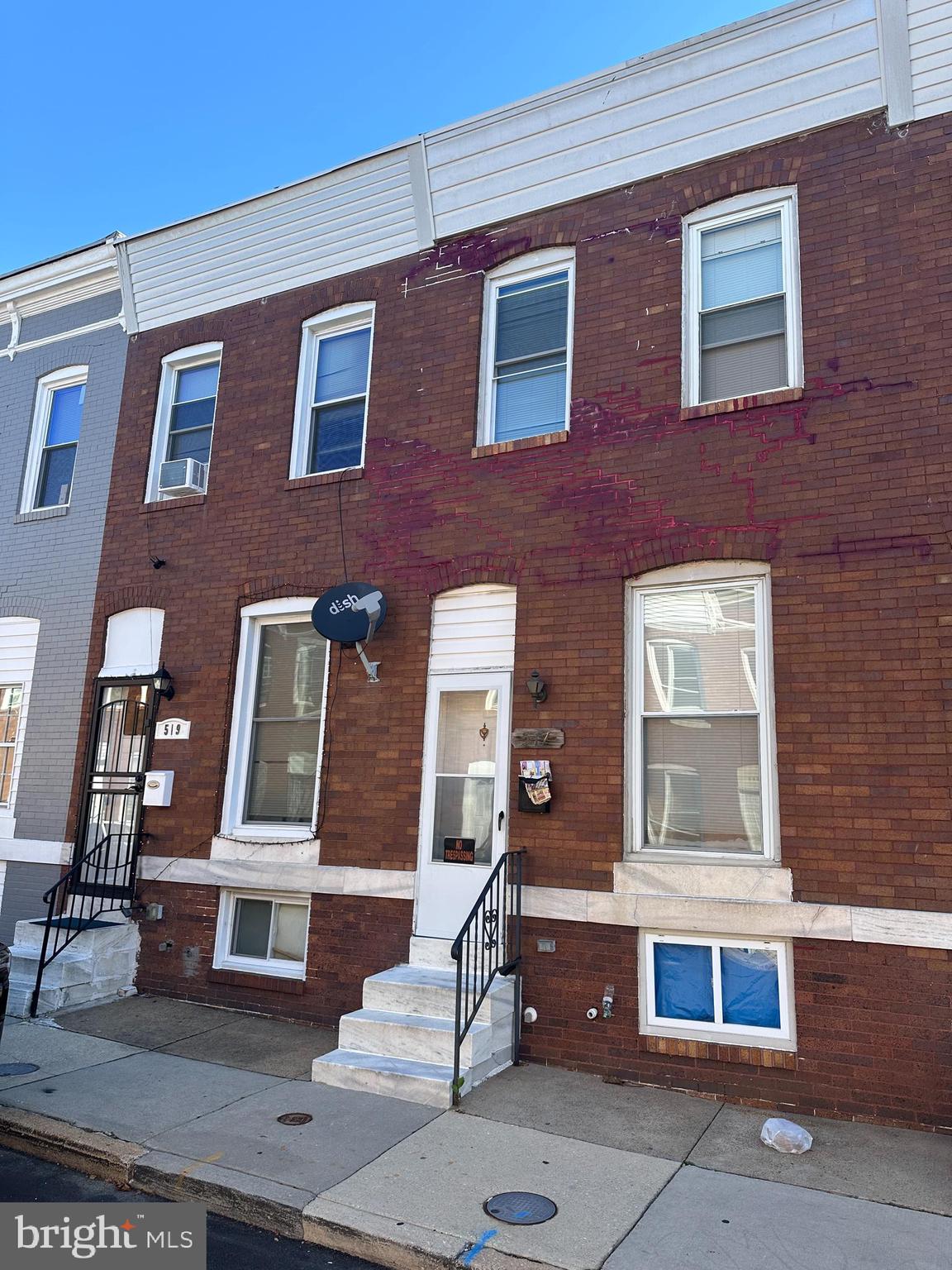 Great location, close to Johns Hopkins hospital, shopping, public transportation, and main roads. Or great rental income potential.  New paint, and floors. Selling As Is.
