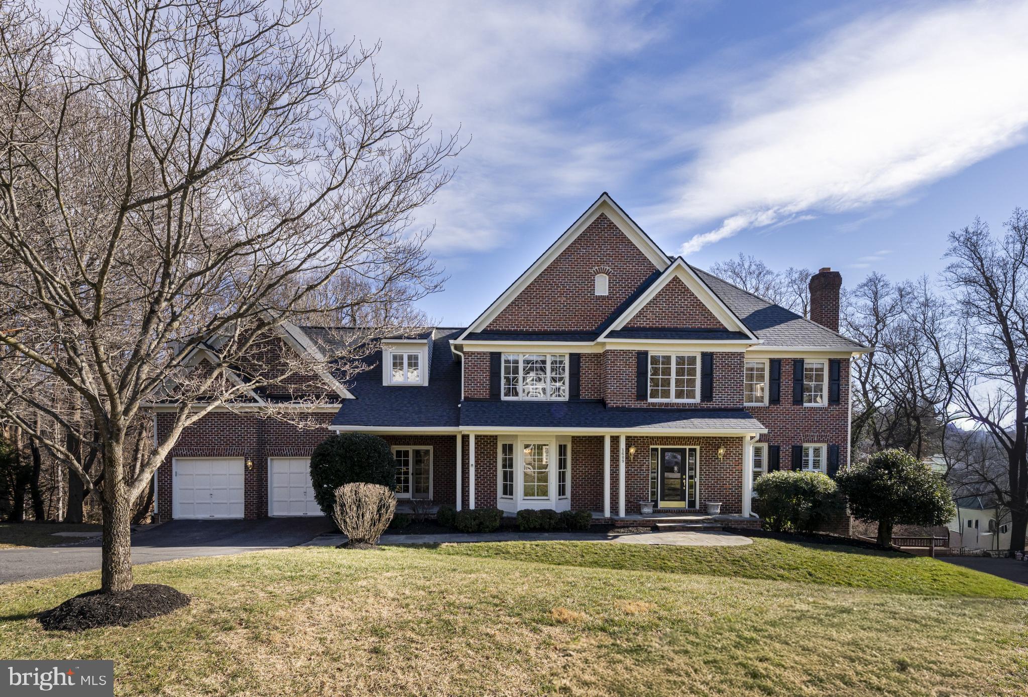 Experience the peace and tranquility of a rarely available 1.2-acre setting in Chesterbrook Woods, one of McLean’s most desirable close-in neighborhoods. Set back among mature trees, 1609 Brookside Road offers a distinctive combination of classic architecture, generous living space, and recent updates designed for comfortable yet elevated living. 

The home spans over 5700sf across three finished levels and features 6 bedrooms, 4 and a half bathrooms, 3 wood-burning fireplaces, and a main level two-car garage.  A dramatic two-story foyer creates a welcoming first impression, while 9-foot ceilings on the main and upper levels, refinished hardwood floors, and abundant natural light enhance the home’s airy, timeless appeal.  Recent updates include Benjamin Moore interior paint, designer lighting, refreshed gourmet kitchen with new appliances, reimagined and stylish primary and secondary bathrooms, and a brand new roof with gutters and flashing—providing both style and peace of mind. 

The main level offers a traditional yet welcoming layout with defined living and dining rooms, ideal for both formal entertaining and relaxed gatherings. The kitchen opens naturally to the oversized and light filled breakfast area and family room, where sliding glass doors lead to the rear deck overlooking the spectacular backyard—perfect for spring mornings, summer dinners outdoors, and fall evenings surrounded by nature.  Multiple outdoor spaces invite year-round enjoyment, from quiet mornings on the deck to relaxed evenings around the firepit, all while surrounded by mature landscaping. 

Upstairs, the primary suite serves as a peaceful retreat with an updated en-suite bath and generous closet space. An additional 4 bedrooms and 2 updated bathrooms provide flexibility for guests, home offices, or hobbies, all thoughtfully arranged for privacy and functionality. 

The lower level extends the living space with a spacious recreation room anchored by a wood-burning fireplace, additional spacious bedroom accommodations, and a full bath—ideal for guests, extended stays, or multi-generational living.  Abundant storage another large deck complete this walk out lower level. 

Located just one stop light from DC and minutes to parks, trails, shopping, and major commuter routes, 1609 Brookside Road offers a refined balance of privacy, serenity, and convenience—an inviting place to call home in every season.  Chesterbrook Elementary, Longfellow Middle, and McLean High School Pyramid.