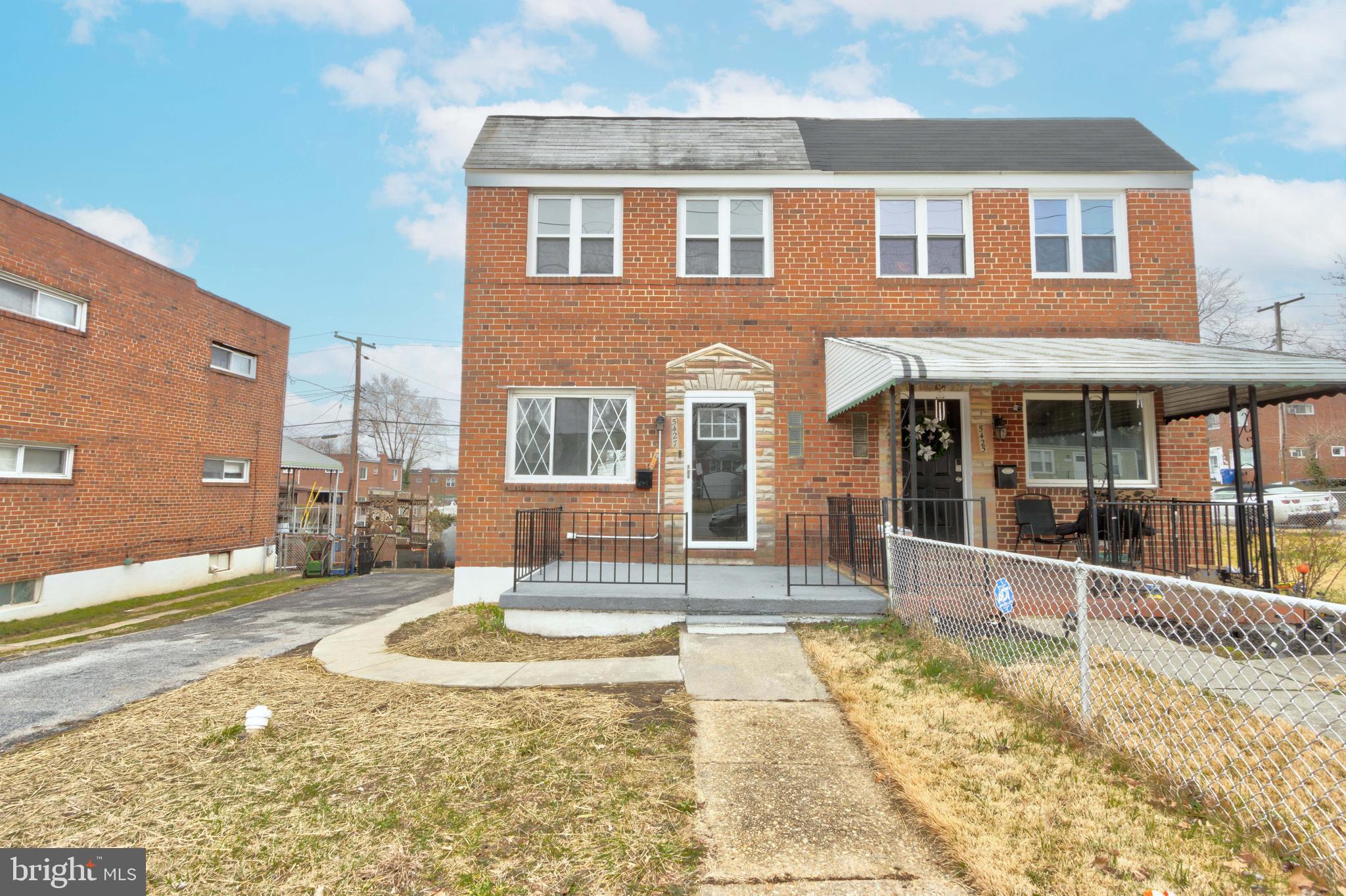 0% Down Payment for this home using a preferred mortgage lender! This is an exciting opportunity to live in a nice residential area of Cedonia, Baltimore  MD. This recently remodeled home with a new roof has 3 bedrooms, 2 full baths, and a fully finished basement with walk-out and lots of space.  The main floor features a formal living room, dining area, and an updated kitchen with new appliances. The outside features a fenced backyard and a driveway. This semi-detached move-in ready brick home is conveniently located near grocery shopping, schools, and public transportation.  Don't miss the opportunity to make this house your home, Hurry!