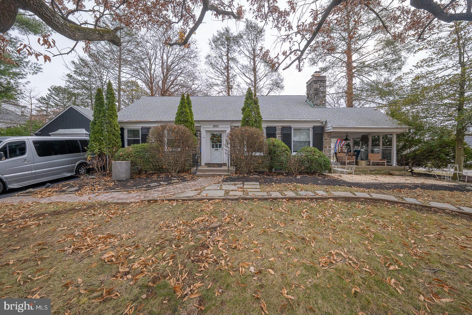 Shortridge GEM with attached studio/ in law/au pair suite or use as an office with direct outdoor access.  Welcome to this sunny updated cape cod which is on point for today's lifestyle and offers first floor living.  The custom designed kitchen features sleek modern cabinetry, granite countertops, and an island with seating for 4.  A comfortable dining area opens to the family room with a cozy fireplace, built in shelving and access to the expansive side patio - a perfect place for outdoor dining or relaxing and enjoying the neighborhood. 3 bedrooms (including one en suite) make up the first floor with two full baths.  The primary suite encompasses the entire second floor with his and her baths that share a walk in shower and a huge walk in closet.  Laundry is found on the main floor in an attached studio suite with a kitchenette, living space, full bath and a murphy bed- perfect for in laws/au pair/ guests/ or a work from home office space. A door from the driveway directly accesses this space so guests/clients can enter privately- perfect for a therapist, counselor or anyone desiring a private work space.  A sliding door leads out to a private fenced patio and yard- the perfect space for entertaining or playing.  Walk to the train, park, shopping, restaurants (PJ Whelihans, Kuma Sushi, Spread Bagels) and food store plus be in Center City within 20 minutes. Located in award winning Lower Merion School District with your choice of Harriton or Lower Merion High Schools and in the coveted Shortridge neighborhood this unique home offers so much flexibility for virtually anyone's needs.