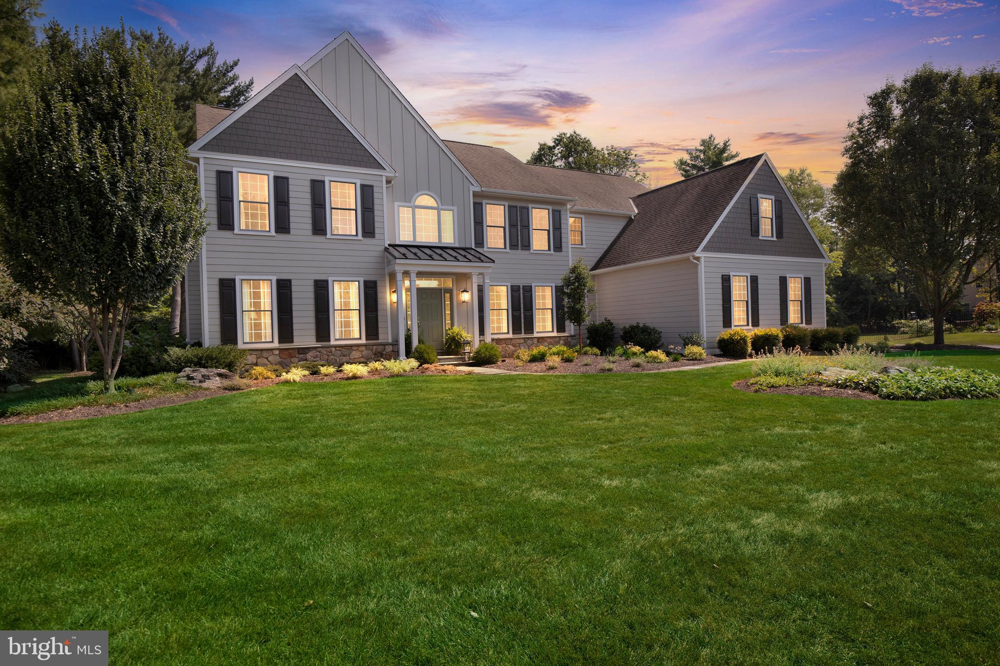 Welcome to 10 Devonshire Ln, where meticulous attention to detail defines every aspect of this cherished home. Adored by its sole owner since its inception, this property has been impeccably maintained, showcasing an unwavering commitment to quality and refinement.

Approaching the residence, your eyes are drawn to the striking exterior renovation that sets it apart from its counterparts. A harmonious blend of stone, Hardie plank siding, cedar-style shake, and board and batten creates an aesthetic masterpiece. Nestled on the most coveted lot within the cul-de-sac, this home exudes exclusivity and charm.

Step inside to experience the seamless fusion of elegance and comfort that defines the interior. The grand front-to-back foyer sets the tone, with formal Living & Dining rooms flanking its sides. Sun-drenched by large windows and adorned with exquisite site-finished hardwoods, these spaces offer a glimpse of the meticulous millwork found throughout.

At the heart of the home lies the kitchen, a haven for culinary enthusiasts and entertainers alike. Featuring a spacious center island, double wall oven, and commercial gas cooktop, it invites gatherings and culinary adventures. The adjoining breakfast room, with its vaulted ceilings and deck access, seamlessly connects indoor and outdoor living. Meanwhile, the family room, anchored by a two-story stone fireplace, exudes warmth and intimacy.

Ascending to the second level, you'll discover a luxurious primary suite, complete with a sitting room, dual walk-in closets, and a spa-like bath. Four additional bedrooms offer comfort and convenience, with two Jack-n-Jill bathrooms and one boasting potential as an in-law suite. A well-appointed laundry room adds practicality and flair to daily routines.

The lower level beckons with its expansive entertainment space, featuring a built-in bar, billiards room, craft area, and workout space. Outside, the level lot and serene backyard provide the perfect backdrop for outdoor gatherings, with a composite deck and fire pit area offering endless possibilities.

Situated within the esteemed Great Valley school district and walking distance to KD Markley Elementary, this home offers convenience and accessibility. With easy access to major routes and a myriad of dining and shopping options nearby, its location epitomizes modern suburban living at its finest.