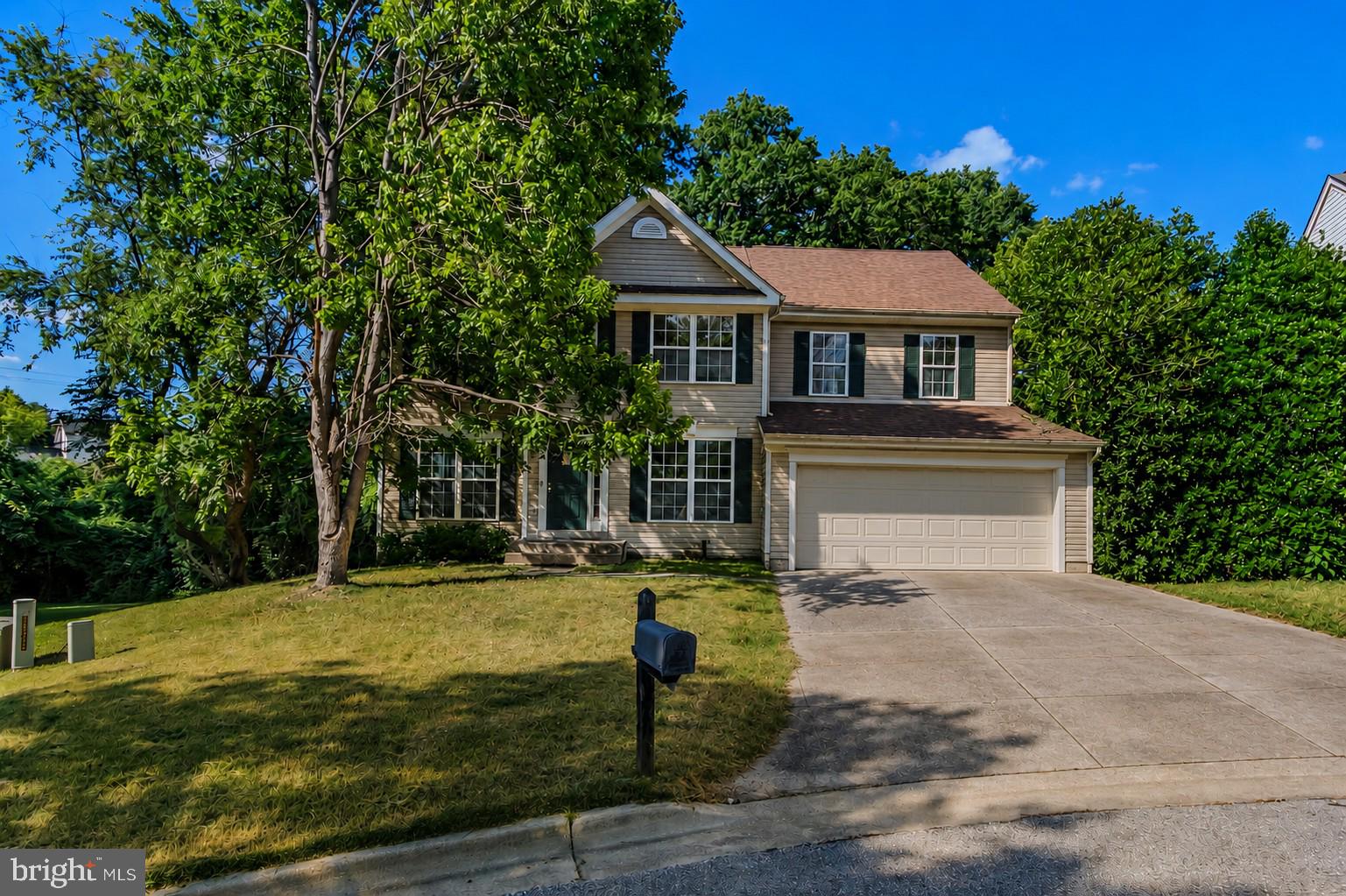 Welcome to this spacious Colonial tucked away on a quiet cul-de-sac in one of Bowie’s established neighborhoods. Offering timeless curb appeal, this home features a two-car attached garage, an extended driveway, and a generously sized yard perfect for outdoor enjoyment, gardening, or entertaining.

Inside, a dramatic two-story foyer creates an inviting first impression. The updated kitchen offers modern touches and ample workspace, while the walk-out unfinished basement provides endless possibilities for future living space, a home gym, workshop, or additional storage.

The home presents an excellent opportunity for buyers looking to personalize and add their own finishing touches while enjoying a solid floor plan and desirable location.

Conveniently located near shopping, restaurants, parks, golf courses, and major commuter routes including US-50 and MD-301, this home also offers easy access to Washington, DC, Annapolis, and Baltimore. Nearby amenities include Allen Pond Park, Bowie Town Center, and numerous recreational facilities, making this an ideal location for both commuters and those seeking a vibrant suburban lifestyle.

Don't miss this opportunity to own a well-located home with tremendous potential in the heart of Bowie.