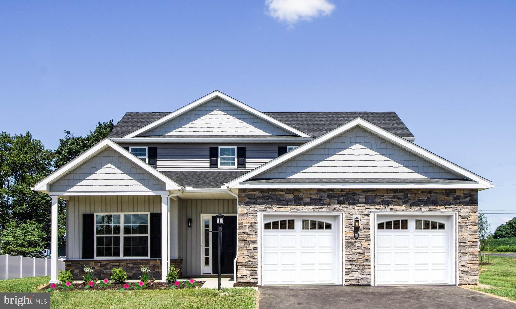 Welcome to Meadow Lane Farms! Introducing our model home and design center The Poplar floor plan, a beautifully designed 4-bedroom, 3.5-bath home with 2,372 square feet of thoughtfully crafted living space, including 9-foot ceilings and two primary suites, with one conveniently located on the main level. The heart of the home is the gourmet kitchen, featuring a massive center island, sleek Quartz countertops, maple wood cabinetry, a walk-in pantry, and stainless steel appliances. For a limited time, take advantage of the Designer-Inspired Kitchen Upgrade Incentive, which includes granite countertops, an island (per plan), pendant and recessed lighting, and an undermount stainless steel sink. The kitchen flows effortlessly into a bright dining area and a spacious family room, perfect for both daily living and entertaining. The main-level primary suite offers a generous walk-in closet and a luxurious en-suite bath with tile flooring, upgraded cabinetry, and a tiled walk-in shower. Additional main floor highlights include a private office, half bath, and laundry room, and complemented by stylish durable luxury vinyl plank flooring. Upstairs, you'll find three large bedrooms, two full bathrooms, and a flexible loft/study area that can easily convert into a fifth bedroom. Currently serving as the Model Home and Design Center for Meadow Lane Farms, The Poplar is located in a vibrant community set on 185 acres of picturesque farmland in Lebanon County. Enjoy scenic walking trails and direct access to Gloninger Woods Park and the Rails to Trails network. Ideally situated just minutes from Routes 422 and 72, you're close to shopping, dining, and within easy reach of Harrisburg, Hershey, and Lancaster.