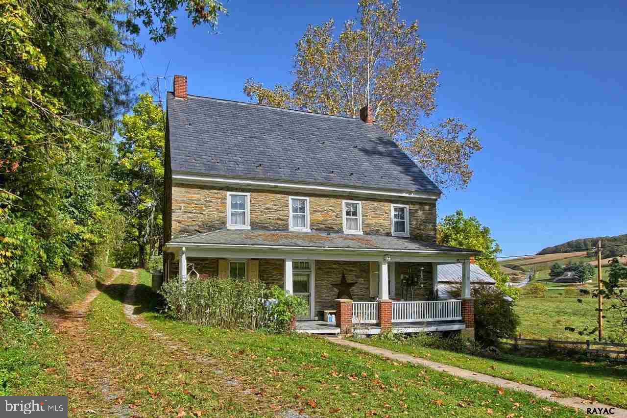 21ac farm located in Dallastown.  Property includes stone farmhouse built in 1780, large bank barn w/3 stalls & several outbuildings.  Stream on the property, perfect pasture land for your cattle or horses.