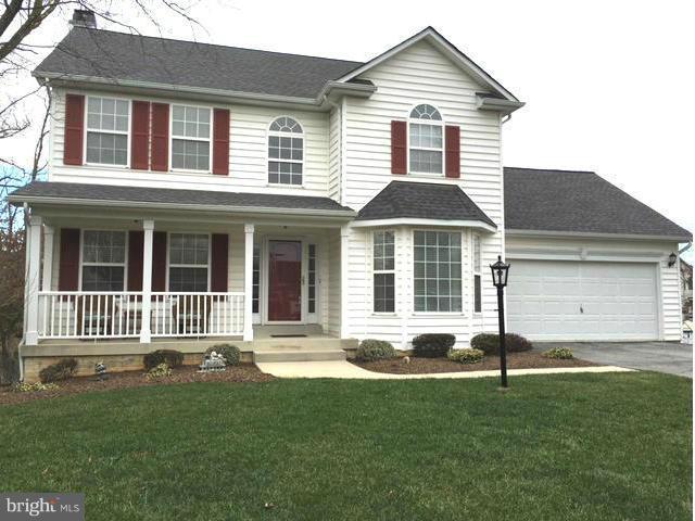 Immaculate & ready for new buyers, spacious colonial w/ 2 story foyer, formal dining, large open kitchen w/ S.S. appliances, granite, new flooring, fresh paint, new W/D, New carpet, master w/ cathedral, W/O bsmt w/ full bath & bdrm, bar, game & family rm, HUGE back yard, Multi-level decking across entire back w/ retractable sun awning, SPOTLESS & SPECTACULAR on a culdesac, easy access to Berry RD
