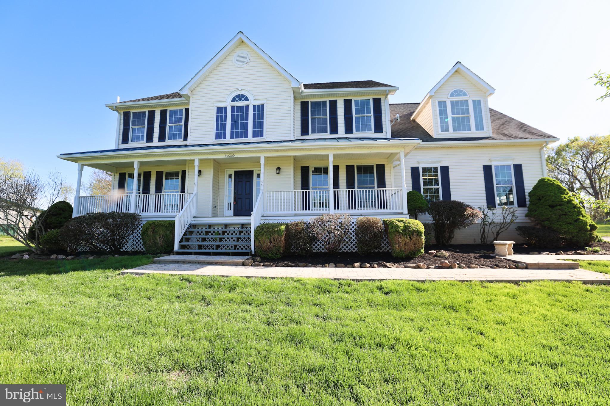 This 10 acre farm property is in an equestrian neighborhood and is conveniently located just 5 mins from the town center of Lovettsville, 20 mins from Purcellville, and 10 mins (5.5 miles) from the Point of Rocks MARC Train Station, providing an easy commute into Washington DC ** NO HOA!! ** This 4 bedroom, 3-1/2 bath, 3-car garage home is perfect for entertaining! Grand 2-story foyer ** Formal Dining Room with crown molding and chair rail **  The Main Level Home Office can have high speed internet service that allows the homeowners to work from home ** This house is equipped with 5G FIBER FAST Internet provided by Saratoga ISP! ** Bright & sunny open floor plan features a spacious family room with skylights ** Large Eat-In Kitchen has center island with cooktop, granite counters, decorative backsplash, tons of counter and storage space, ceramic tile floors !  **  The rest of the Main Level has hardwood floors  ** New plush carpet throughout the upper level. The Primary Bedroom Suite is large with a sitting room and high ceilings ** Luxurious Primary Bathroom offers two separate vanities with granite countertops, a deluxe soaking tub,  large separate walk-in shower, and best of all RADIANT HEATED FLOORS! Access the Wall-In Closet from the Bedroom and the Bathroom ** The Laundry Room is conveniently located on the upper level with a washer and dryer ** The 2nd  Bedroom has  en-suite Full Bathroom with a shower ** All Bedrooms have ceiling fans **  3rd Full Bathroom has a tub/shower combo **  There is a walk-up, unfinished basement providing plenty of storage space and it has rough-in plumbing for a bathroom ** The 2 HVAC systems were replaced in 2018 and 2019, and there are two hot water heaters ** Roof is only 2 years old!! ** Walk out to the  deck from the main level and take in the peaceful serenity the country air provides. There are SEVEN large fenced open paddocks for plenty of grazing ($100k in fencing), a 12' x 30' barn with center aisle tack room, 2 stalls, and a 10' porch overhang; a 30' x 15' 3-stall loafing barn; a 36' x 36' barn with 3 - 12' x 12' stalls, a 10' porch overhang, electricity and water; and a 2-stall shed-row barn with double-dutch doors. So much space and opportunities for use, whether you have horses, alpacas, chickens or other farm animals, or do gardening, need a workshop or equipment barns. This property truly has it ALL! A dream home!!