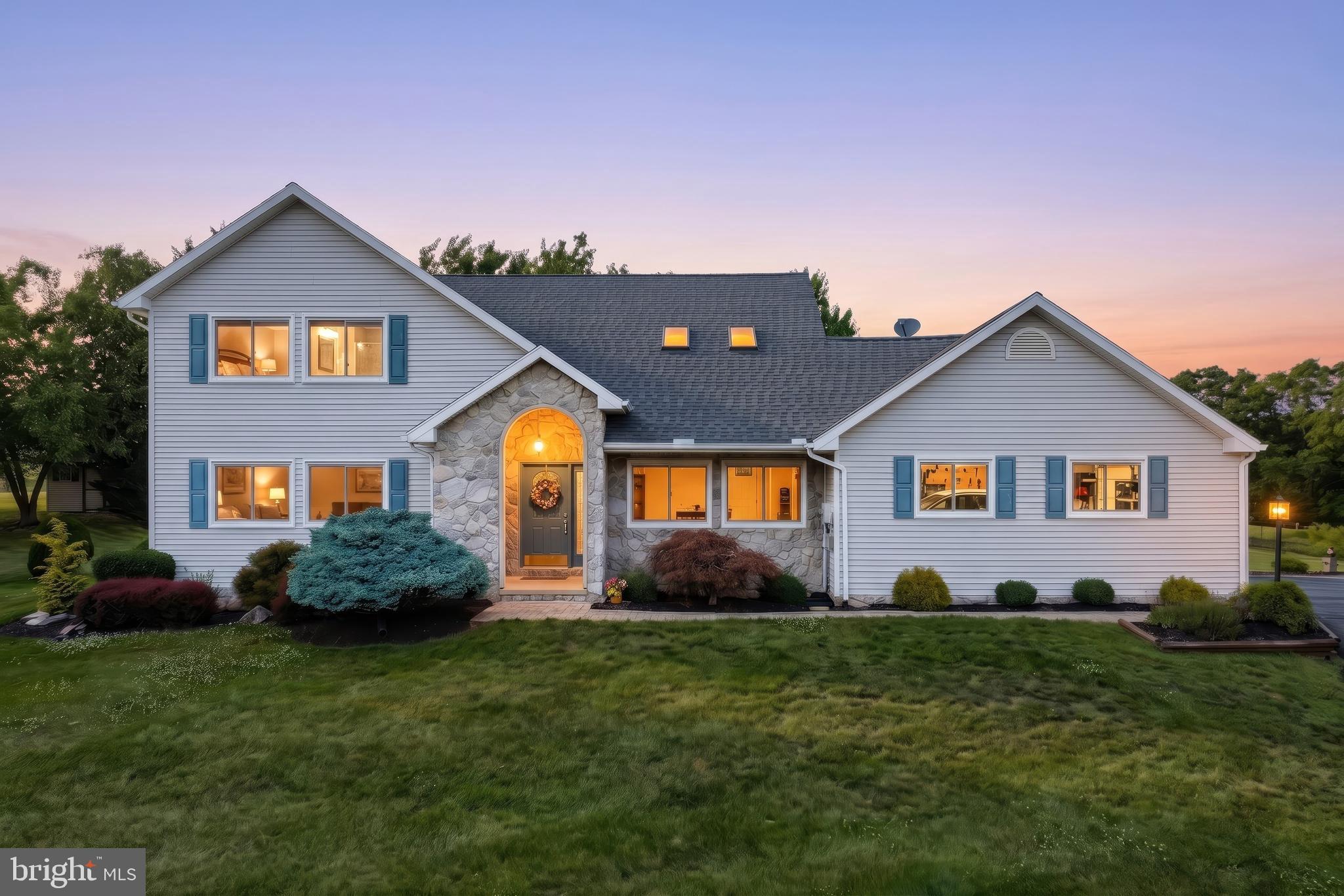 Welcome home to this well-maintained 3BR/2.5BA contemporary home in the desirable Central York School District. This property offers nearly 2,500 sq. ft. of finished living space with vaulted ceilings, a bright open layout, family room with fireplace, and an attached 2-car side-load garage. Situated on a generous lot in a quiet neighborhood, the home also features a full walkout basement with a finished recreation room and ample storage space or plan for future finishing.  Image the parties and get togethers that you can have on that huge deck attached to the back of the home. Enjoy the convenient access to shopping, dining, parks, and major commuter routes 30 and I83. This property offers both comfort and convenience in a desirable location.