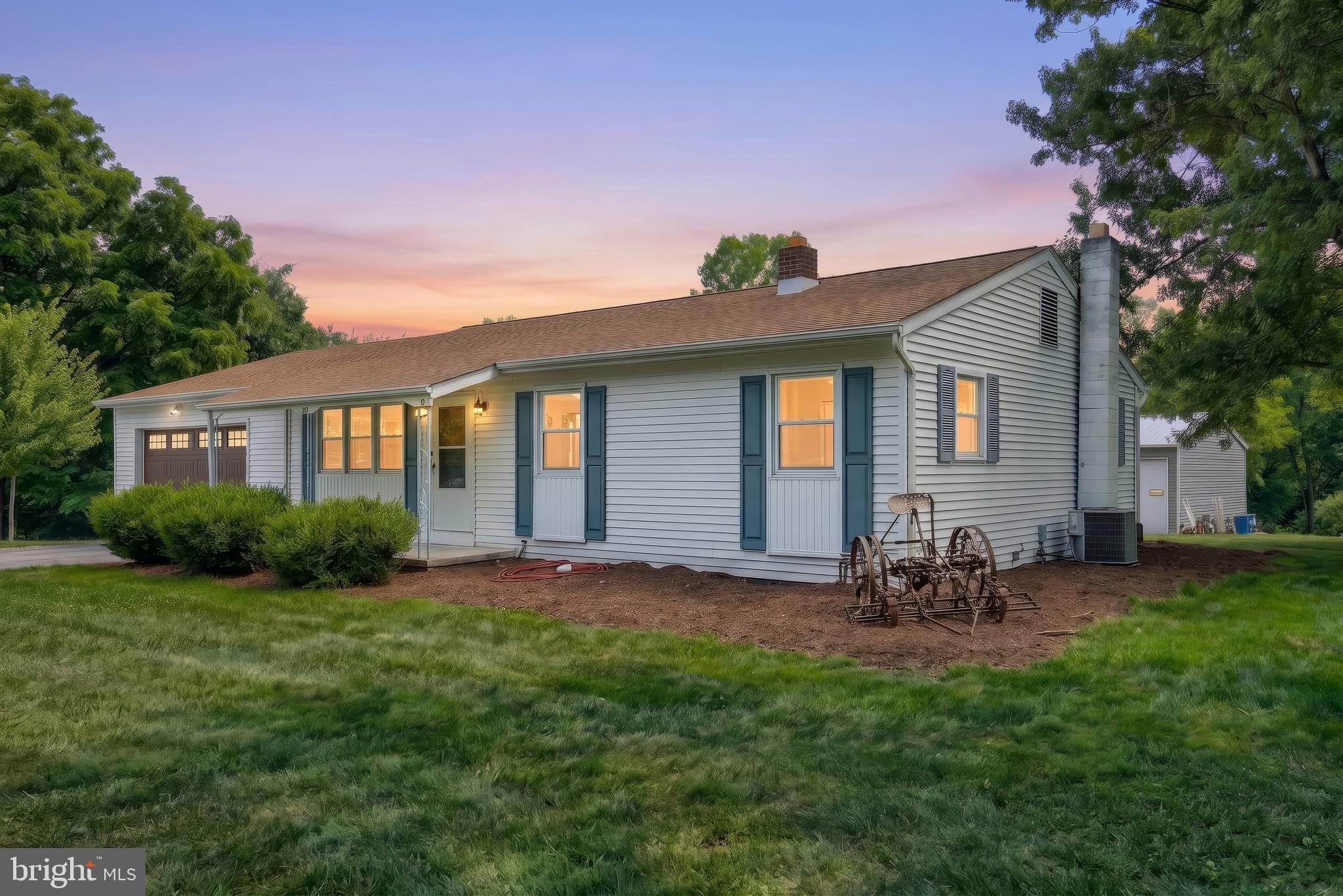 Got vehicles? Boats? Hobbies? ATVs? I got you covered right here. 3 bedroom/3 bathroom rancher on 0.68 acres with loads of garage space. Detached 3 bay, 24x41 pole barn! Nothing was skimped on in there. Lighting brighter than the sun, gas heater, 100A panel,  three 10x10 garage doors, man door, concrete floor! Need more garage? Don't sweat it... the house has a 24x28 attached garage with an oversized 16x8 door. Bonus additional outbuilding with 50A electric, heat, and plumbing (was used as a catering kitchen at one point). Second level of outbuilding tons of storage space. There's also a house included here... Traditional style ranch home. Main level has kitchen witch Corian countertops and stainless steel appliances. Dining area  off the kitchen. Large living room and three ample size bedrooms, one being a master suite. Two full bathrooms on this level. Basement... the owner gave you a headstart on making this a fully finished living space. Egress window has been installed. Bathroom has been installed. One room is basically done and ready to be a bedroom. Big yard over 2/3 of an acres just a stones throw from the Susquehanna River. Tons of parking out front and back. Covered concrete patio in rear ANdD A covered wooden deck.