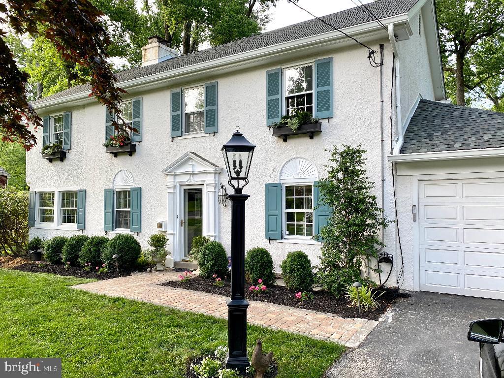 Turn Key, Walk to Wayne!!!!!  This is the one you've been waiting for!  Just a quick eight min walk to the train and some of the best restaurants and retail shopping on the Main Line.  These little gem's don't last long on Beechtree Lane in Wayne!!  This home perfectly blends the charm of an old house with the luxuries of a new home.  The home has recently been completely renovated boasting a gourmet kitchen with vaulted ceilings, premium marble counter tops, commercial grade KitchenAid 6 burner gas stove and 5 inch engineered hardwood floors.  A master bath and walk-in closet and laundry room were added to the home in 2021.  The master bath has vaulted ceilings, mosaic marble floors, marble shower surround, soaking tub, and custom Century vanities. The laundry room/closet features builtin drawers and cabinets for a clean streamlined look.  An enclosed sunroom was also added in 2021. The room has a double sided fireplace with a marble mosaic surround, "slate like" tile floors and Anderson custom windows.  This house also has a new roof, and new boiler and two new duel HVAC units to accommodate the new rooms.  The entire house was recently painted both inside and out and new extra wide gutters and gutter guards were recently added.  The backyard patio is enclosed  with trees and huge beautiful rhododendrons- perfect for entertaining and a bird watchers paradise!