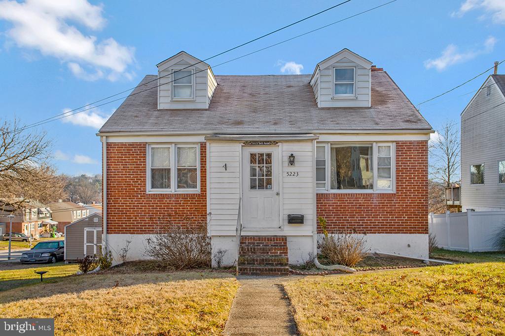 Here’s your chance to own this 3 bedroom, 1.5 bathroom Cape Cod style home! Features 2 spacious bedrooms on the main level with separate livingroom, diningroom and kitchen. Finished lower level includes in-law quarters complete with bedroom, half bathroom, kitchenette and private entrance- great income potential!  The extra-large unfinished attic is just waiting to be finished off into additional living space. The sprawling backyard is the perfect place for summertime fun. This is the perfect opportunity to purchase and renovate into a showpiece! Investor’s Dream! Sold Strictly As-Is!