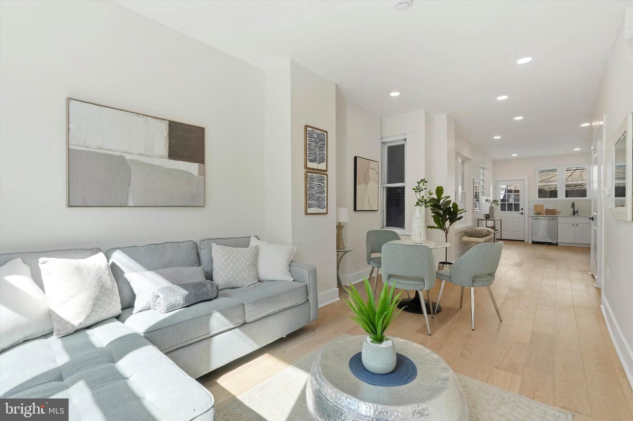Located on a charming South Philadelphia block, 2345 S Bancroft Street is a beautifully renovated home that perfectly blends modern finishes with classic city character. This stunning 2 bedroom, 2 bath home features a striking brick façade, soaring ceilings, and abundant natural light throughout. Inside, you'll find gorgeous white oak hardwood flooring, a thoughtfully designed open layout, and a stylish kitchen complete with white quartz countertops, a beautiful tile backsplash, and sleek finishes. Each spacious bedroom offers its own private ensuite bathroom, creating the perfect setup for comfort and privacy. Additional highlights include convenient first-floor laundry, central air, a finished basement adding approximately 457 square feet of additional living space, and a private backyard area ideal for relaxing or entertaining.

Located in the heart of South Philadelphia, this home offers easy access to some of the city’s best restaurants, coffee shops, parks, and local hotspots. Enjoy being just minutes from East Passyunk Avenue, the Sports Complex, public transportation, and major highways, making commuting and enjoying everything Philadelphia has to offer incredibly convenient. This is city living at its finest!