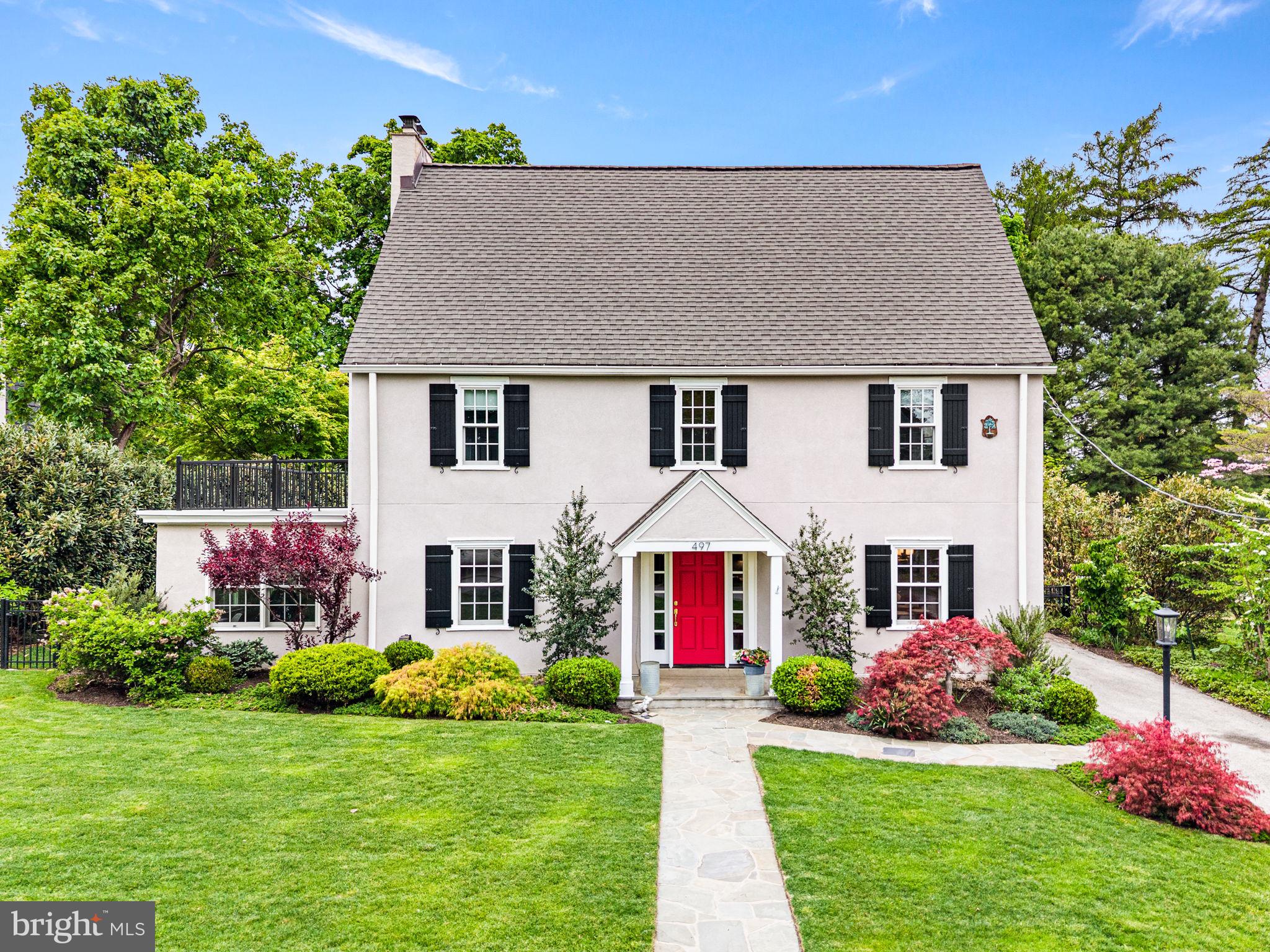Spectacular opportunity to own this PICTURE PERFECT home in a beautiful setting just steps from the Saint Davids train station of the R5 to Center City Philadelphia and walkable to the quaint town of Wayne with all of its shops, restaurants, and traditions.  If there was anything that could have been done to impove this wonderful home, it has been done! With well over $350K in recent improvements, you MUST come see for yourself all this impeccable property has to offer! Remodelled, you ask? You NAME it! Walls came down, Wiring was replaced, Hardwood Floors were installed, Built-ins were added, Kitchen was remastered, Bathrooms were renovated, a Primary Bedroom Suite was completed with built-ins and walk-in closets, a Primary Bath was designed with shiplapped walls and a walk-in shower, Radiators were removed and forced air and heat were adapted, the Lower Level was reconfigured and finished with Buderus Radiant Heat, and the list goes on ... NEW WINDOWS, and new Exterior including new Stucco facade, beautiful new Shutters, new Bluestone Patio, newer Roofs on the Garage, Front Portico, and Family Room, new Gutters, new Garage Door, new Garage interior, a whole yard Irrigation System was installed, a Shed was added, just to name a few more! Now for the green thumbs and gardeners, let's talk about the yards and landscaping and plantings ... There is little left for you to do! The front yard is 100% Kentucky bluegrass and the backyard has a mix with perennial ryegrass; there are Japanese threadleaf maples in the front, two red and one green;  the Front Door is framed by matching hollies and boxwoods; an Eastern redbud was planted in the Fall of 2025; there are laurels along the sides for privacy; the yard is dotted with a variety of colors of hydrangeas; three crepe myrtles were planted also in the Fall of 2025; there's a peony; and creeping junipers ...  Don't miss this lovingly cared for and lived in home on both the inside and out! SHOWINGS ARE BY APPOINTMENT ONLY, so don't miss out, make yours today!