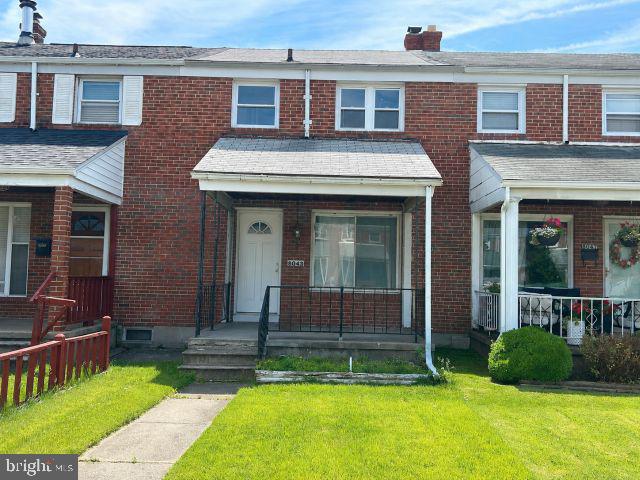 This brick-front townhome offers a great opportunity for renovation and customization. The home features 3 bedrooms, 1 full bathroom, a spacious living room, a separate dining room, and a kitchen ready for updating to suit your style. The partially finished basement provides additional living or storage space and offers potential for future improvements. Outside, you'll find a welcoming front porch, a rear parking pad for off-street parking, and a low-maintenance backyard. Conveniently located in Dundalk, this property is ideal for investors, renovators, or buyers looking to build equity. The home is in need of repairs and is being sold in as-is condition.
