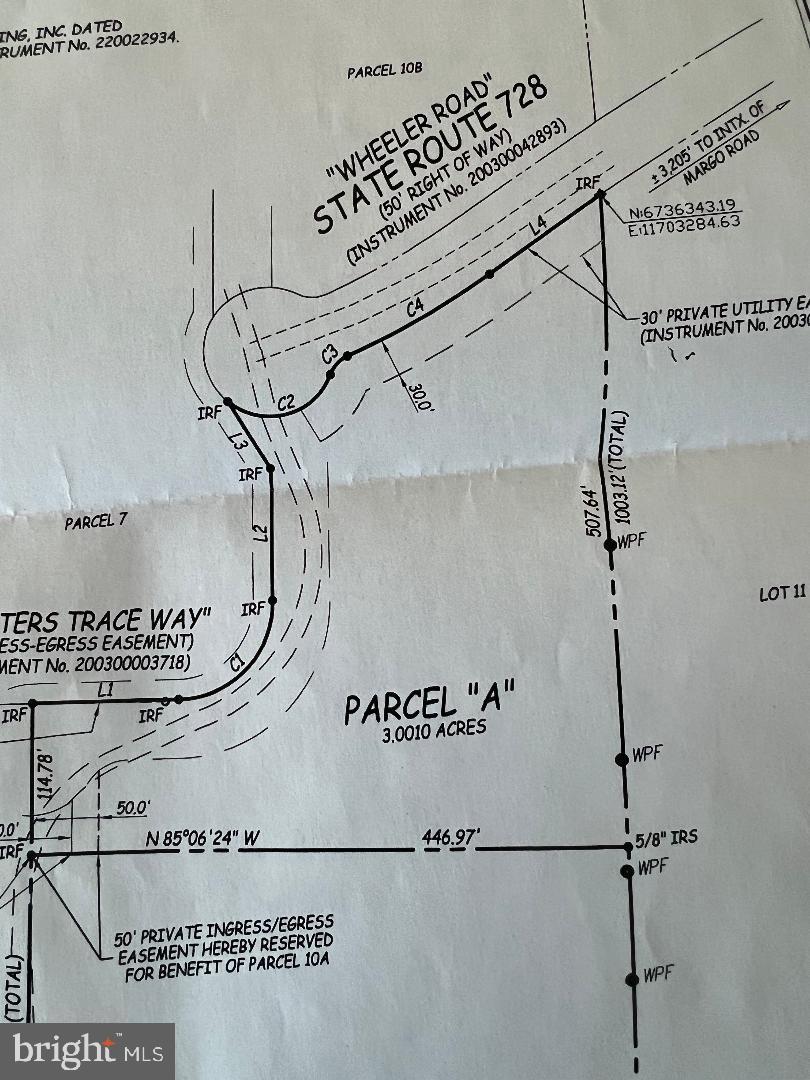 Nice partially cleared 3 acre lot in Spotsylvania! Ready to build at the end of state maintained road. Lot has been perked for 3 bedroom home. Bring your builder today!