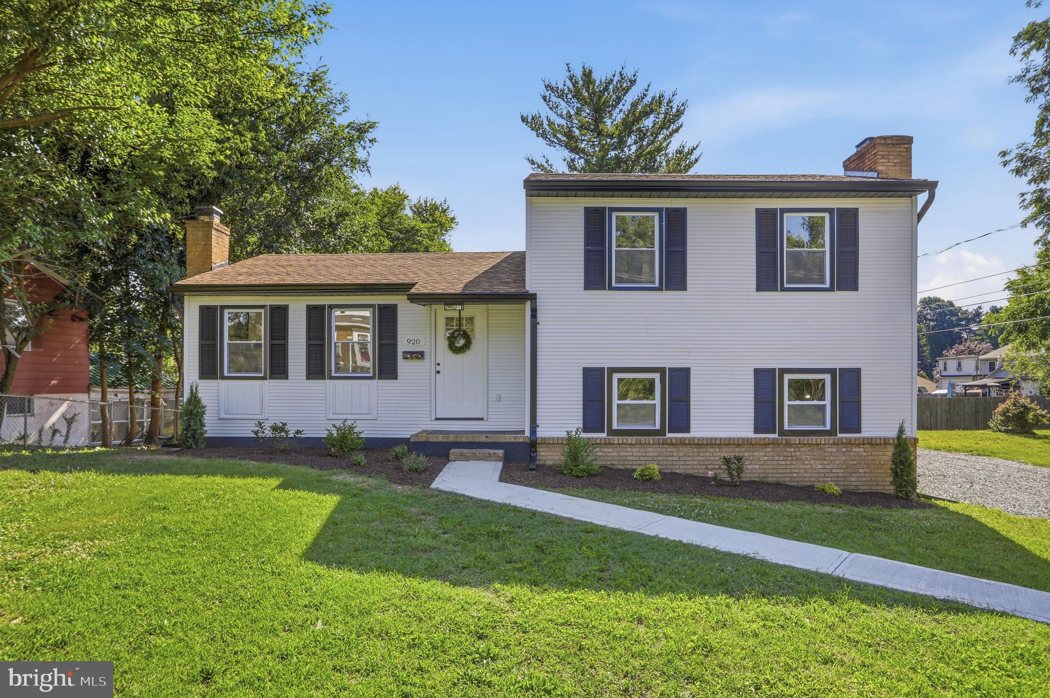 This fully remodeled house on a corner lot is ready for its new owners! New upgrades and updates
include, Windows, HVAC, Roof, Gutters, Doors, Deck, Floors, Kitchen, Bathrooms and more. The main
level has a semi open floor plan between the kitchen, dining and living room. Walk downstairs to the den
and see the big beautiful brick fireplace. The huge backard is fully fenced in with multible gates to get any
sized mower in. There is ample parking around the house and in the rear of the property. The alley
beside the house is only a utility right away and there is no through traffic. The master bedroom has a
half bath attached and plenty of closet space.