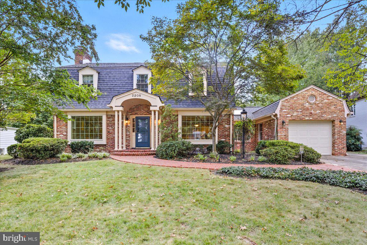 A rare, unique gem tucked away on a quiet street just steps from the scenic Rock Creek Park Trail, this expansive 5-bedroom, 5-bathroom home offers the perfect blend of space, comfort, and convenience. With easy access to shopping, dining, and entertainment—and just minutes from Bethesda, Rockville, Chevy Chase, and Washington, DC—you’ll enjoy the best of suburban living with all the benefits of city life nearby.

Thoughtfully expanded to over 5,000 square feet, this residence is filled with natural light and showcases gleaming hardwood floors, exquisite lighting throughout, and custom built-ins that enhance both form and function. The generous great room—anchored by a cozy fireplace—opens to a private patio overlooking the beautifully landscaped backyard with mature trees and a below-ground sprinkler system that spans the entire yard, creating an ideal space for entertaining or quiet relaxation.

A dedicated home office for two features Frank Lloyd Wright–inspired windows, adding architectural charm and warmth while creating an inspiring workspace. Upstairs, four spacious bedrooms—including a serene primary suite—offer comfort and privacy. The owner’s suite boasts a luxurious bath with heated floors, dual vanities, and a soaking tub, plus the convenience of a second laundry room just steps away. A walk-up attic provides even more space for storage or future customization.

The lower level expands your living options with a fifth bedroom, full bath, abundant storage, and a second laundry area—perfect for guests or multi-generational living. An additional feature includes a second refrigerator/freezer and a dedicated freezer in the basement, providing extra convenience for storage and entertaining.

Practical updates include a brand-new roof installed on September 28, 2025, and a new water heater, as well as an alarm system and a whole-house generator for peace of mind. The deep two-car garage provides ample space for vehicles and additional storage, with even more parking available in the extended driveway.

Immaculately tended throughout the years, 3208 Wake Drive is as move-in ready as it is elegant. Whether hosting in the oversized great room, working from the light-filled office, exploring nearby trails, or enjoying the vibrant local scene, this home truly has it all.

Schedule your private tour today—this is the lifestyle upgrade you’ve been waiting for.