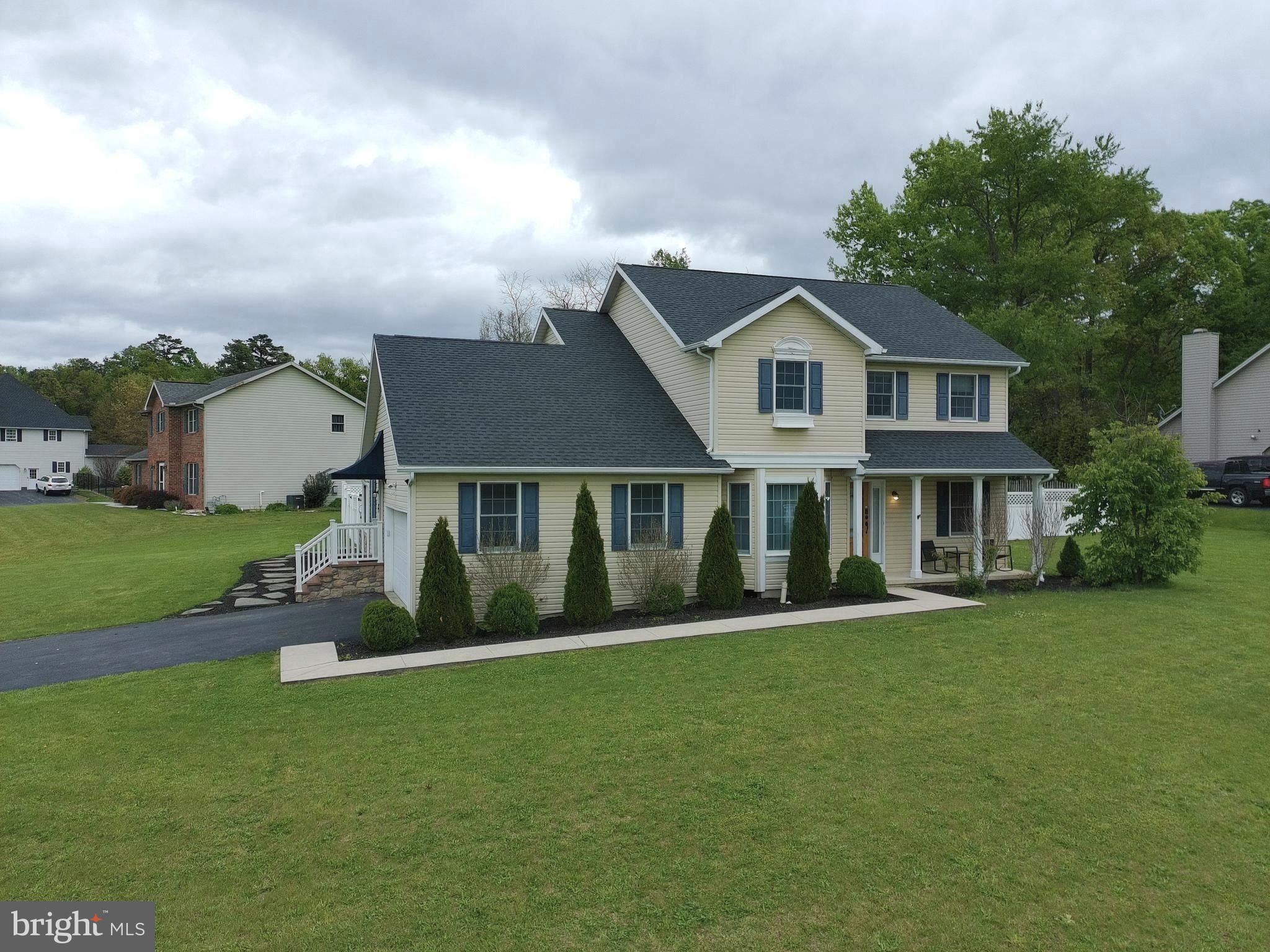 Check out this 4-bedroom, 2 full / 1 half bath Colonial-style home located within Stony Point! Enjoy a fenced backyard designed for entertaining to spotlight your in-ground pool and enjoy alongside the screened in porch, & retractable awning! Inside the main level, find the kitchen with custom cherry cabinetry, granite countertops and dinging area. You also have a large family room and formal living and dining rooms. Upstairs, the spacious primary suite offers a walk-in closet, private full bath with laundry area. You'll find the three additional bedrooms and your full hall bath! The finished lower level provides a large bonus room plus additional flex space ideal for a home office, gym, or playroom. Situated on a corner lot with plenty of space to enjoy both inside and out!