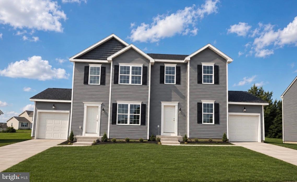 Move in Ready September/ October 2026!
Up to $17,000.00 Builder Incentive when using preferred lender and title! 
Welcome to The Delray, a thoughtfully designed to-be-built 3-bedroom, 2.5-bath duplex home offered in the desirable King’s Court at Brownstone Manor community. This floor plan offers an open-concept layout with 9’ ceilings and Luxury Vinyl Plank flooring throughout the main level. The kitchen features granite countertops, a center island, 36” cabinetry, crown molding, pantry, and stainless steel appliances including an electric range, microwave, dishwasher, and garbage disposal. A 6’ sliding glass door in the dining area leads to an optional 6×12 composite deck—perfect for outdoor enjoyment.

Upstairs, the spacious owner’s suite includes a walk-in closet and private bath with a 5’ shower and built-in seat. Two additional bedrooms, a full hall bath with a tub/shower combo, and a convenient laundry closet complete the upper level. Brushed nickel lighting package is also included. 

The Delray also includes a large unfinished basement with a 2-piece plumbing rough-in, giving you the option to expand your living space now or later. Natural gas heat, public water and sewer, and energy-efficient construction round out this fantastic home. Excellent parking options with a single-car garage, its own private driveway, and additional on-street parking available throughout the community. Perfect for guests or multi-car households.

Enjoy a low-maintenance lifestyle with close proximity to schools, shopping, and major commuter routes. Contact the listing agent or visit our model home for full details and design options. Limited opportunities remain—don’t miss your chance to build your dream home!