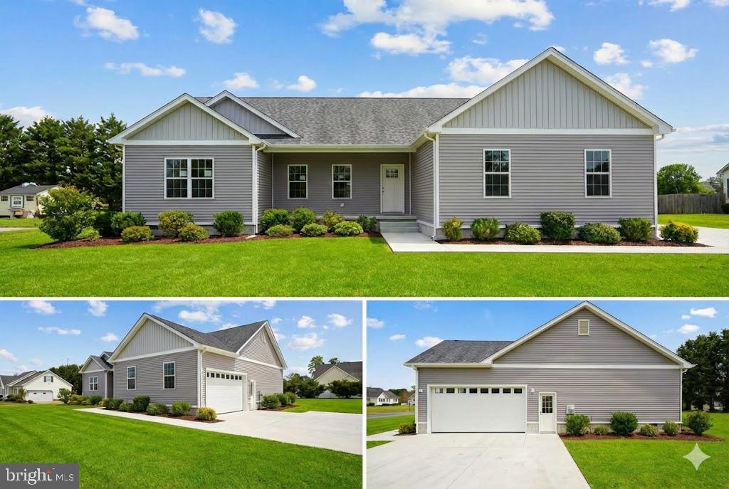 Space, privacy, and brand-new construction — all in one opportunity. Sitting on almost an acre of land, this thoughtfully designed new home offers the modern finishes buyers are searching for while still delivering the peaceful setting that makes coming home feel different. Inside, you’ll find granite countertops, stainless steel appliances, durable LVP flooring throughout the main living areas, and soft carpeted bedrooms — blending style and comfort in a layout designed for real life. The proposed floor plan creates a natural flow between living spaces while still allowing for quiet corners and private retreats. Imagine mornings filled with natural light, evenings spent enjoying wide-open surroundings, and a home that feels both elevated and welcoming from the moment you walk through the door. Located in a tranquil Salisbury setting just minutes from shopping, dining, and commuter routes, this is more than a new construction home — it’s the chance to create a lifestyle that feels spacious, grounded, and uniquely yours.
 Additional 8 acres to the rear of the property is also available for purchase for an additional $30,000. Property was perc'd when subdivision occurred. Buyer to confirm if perc is still applicable. ***Photos are of a similar build and should not be considered a true representation of the finished product.
