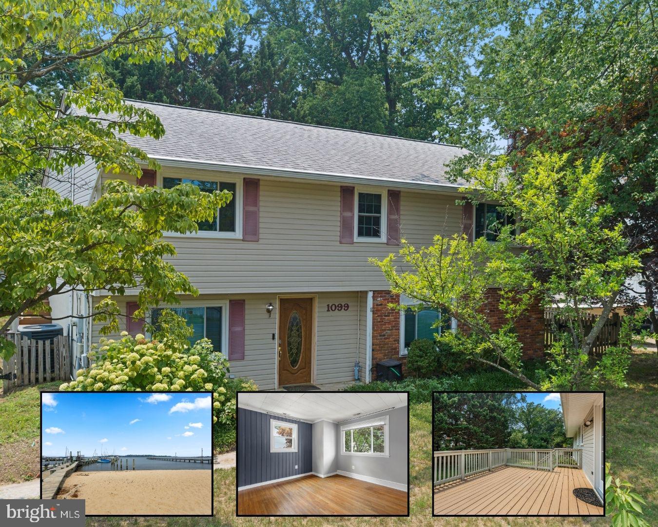 Welcome to 1099 Linden Tree Drive, an incredible opportunity to own a four-bedroom, two-full-bath colonial in the desirable waterfront community of Cape St. Claire! Offering approximately 1,880 finished square feet, this home provides a functional layout with plenty of room for everyday living, working from home and entertaining. Several important updates have already been completed, including a newer roof, well pump, hot water heater, windows, heat pump, gutters, gutter guards and attic insulation. These improvements provide added value while still allowing the next owner the opportunity to personalize the home and make it their own. Outside, enjoy a spacious deck overlooking the fully fenced backyard—perfect for pets, play, gardening or summer gatherings. Cape St. Claire residents enjoy access to multiple community beaches, parks and marinas, while nearby parks offer trails, athletic fields, playgrounds, picnic areas and additional outdoor recreation. Conveniently located near shopping, schools, Route 50, the Chesapeake Bay Bridge, Downtown Annapolis and Maryland’s Eastern Shore, this home offers a wonderful combination of community amenities, outdoor recreation and commuter convenience. Bring your vision and make this Cape St. Claire home your own!