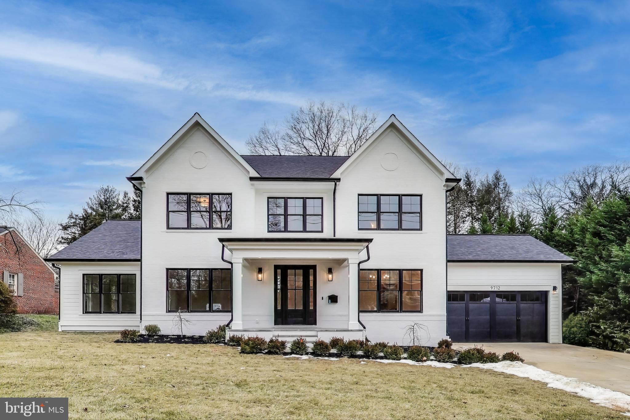 Welcome to a rare and unique opportunity to own one of Rock Creek Hills premier properties to ever hit the market. A stunning  ERB new construction home that exudes charm and presence while carrying a sense of character and scale that is unmatched in Kensington. Nestled on a premier lot in Rock Creek Hills this modern gem boasts nearly 5,500 square feet of thoughtful design with top-of-the-line finishes. The main level floorpan invites exploration by seamlessly connecting purposeful spaces drenched in natural light. The open floor plan connecting a chef’s grade kitchen, highlighted by the professional grade JennAir appliances and oversized island with waterfall quartz countertops, to the family room centered around the gas fireplace is a delight. Upstairs continues the exceptional attention to detail with four ensuite bedrooms. The owner’s suite is a retreat that won’t disappoint even the most discerning buyer. Head to the basement for an entertainer’s dream. The large rec room offers versatility and a touch of elegance with an incredible built in bar. Don’t overlook the ample amount of storage highlighting the ergonomics of each room. Luxury living awaits any buyer with an appreciation for attention to detail and quality of construction.