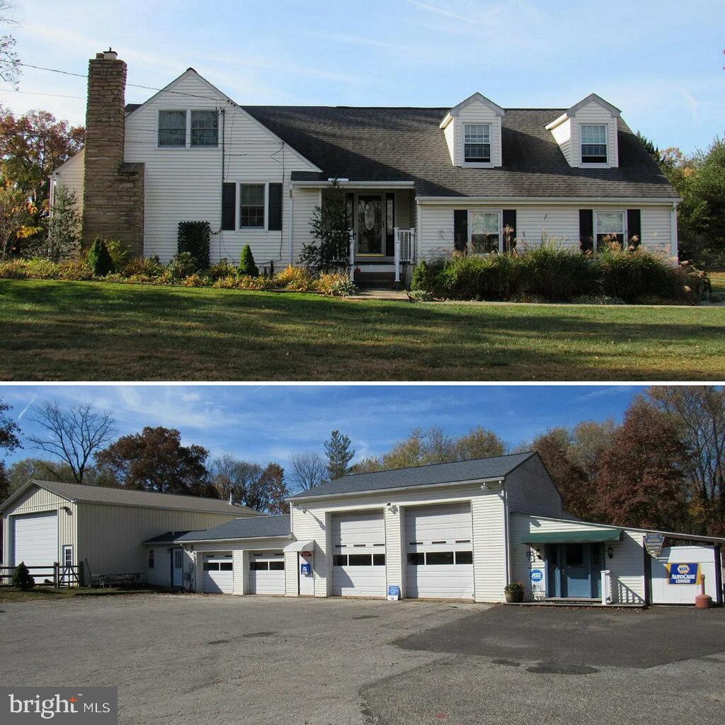 David Kanaskie's Auto Repair: This is a rare opportunity to own both your home and business together:) This property is nestled in the heart of E. Pikeland Twp. Located on rt 23 across from the new elementary school that is being built. The newer vinyl fenced and tree line driveway lead to the 2.1 acre flag lot sitting on a maturely landscaped and fenced private yard. 
     THE HOME:     Being offered is this 2694 sq ft expanded custom cape w/ main free exterior and a lg Trex deck w/ above ground pool that overlook the yard. The covered front entry opens to a full eat in kitchen w/ center island, dble sink, ss refrig and stove, plenty of cabinets and a breakfast rm combo. The open liv rm has h/ w floors and sliders to the raised deck, powder rm/ laundry combo & side entry.  There is a formal dining rm w/ 2 B. I. corner cabinets and an open family rm w/B.I. cabinets w/ fire place, oak floors lg picture window and pocket doors! Also on the 1st floor is the master bed rm w/ full walk in closet and custom master bath rm w/ glass front dbl ct shower:) 
   The upper level: has 2 add bd rms w/ dormers and full center bath rm.
    The Lower level  has 21 x 14  add sq ft of finished area for family area or office. There is also a 25 x 25 unfin stg area  that could also be finished.
    THE AUTO BUSINESS: This is an established Auto Related Business since 1978. It is currently an Official State Inspection and Emissions Shop. The building has approx 3480 sq ft w/ add 1125 sq ft  in the newer pole barn that has a 18 ft high by 13 ft wide door to work on lger vehic. There is a private office for the public and an add 8 bays. There is parking in the front w/ another parking area for approx 20 cars in the rear. The Seller is offering the.... HOME,  GARAGES,  LAND AND THE BUSINESS. The Seller will provide a 400 plus Client List, P&L and a list of all items that stay with business and list of the many up grades thru out after Buyer shows POF or BFI.
