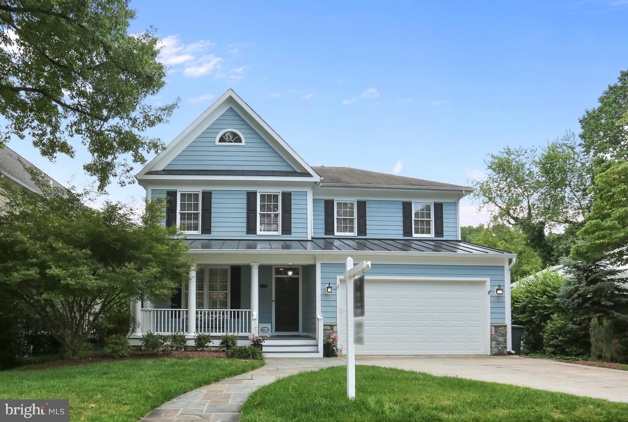 This fab Arts & Crafts Col that shows like a Model Home & has all the bells & whistles that 1 would desire. Backs 2 Ayrlawn Park (1 of a kind). Offers 5 BR, 4.5BA. Inviting cvrd frnt porch, grmt kitch w/granite, 2 car gar, walkout lwr lvl 2 cust flag patio, oversized rear deck w/Pergola, hot tub overlooking custom firepit. Freshly painted, refinished hrdwd flrs, new carpeting & much more.