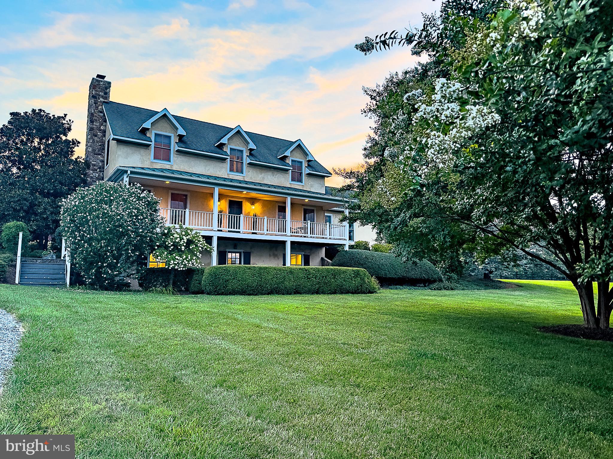 First-time offering, custom Waterford home with over 5 acres.  FIOS is here!  Private, mature grounds professionally landscaped.  Beautiful views from all vantage points.  True main-level primary with 3 bedrooms/2 baths upstairs, finished lower level.  Quality finishes throughout and beautifully maintained with updates including kitchen ($111K, 2015)  and primary bath/closet.  Wide-plank sanded-in place hardwoods on main, custom trim and moldings throughout, solid wood doors.  Outdoor space includes bluestone paver patio ($181K, 2022), lighting, outdoor grill, gas fireplace, double balcony front facade.  Primary bath & closet renovation ($164K, 2019) by famed BOWA, reconfigured and amazing finishes including a no-threshold shower, heated floors, high-end finishes and details.  Walkout lower level with recreation room, full bath and office/bedroom, ample storage. Rosemont HOA includes riding trails and 120 acre open space for walking/rideout.  Rare find and ample room for a pool.