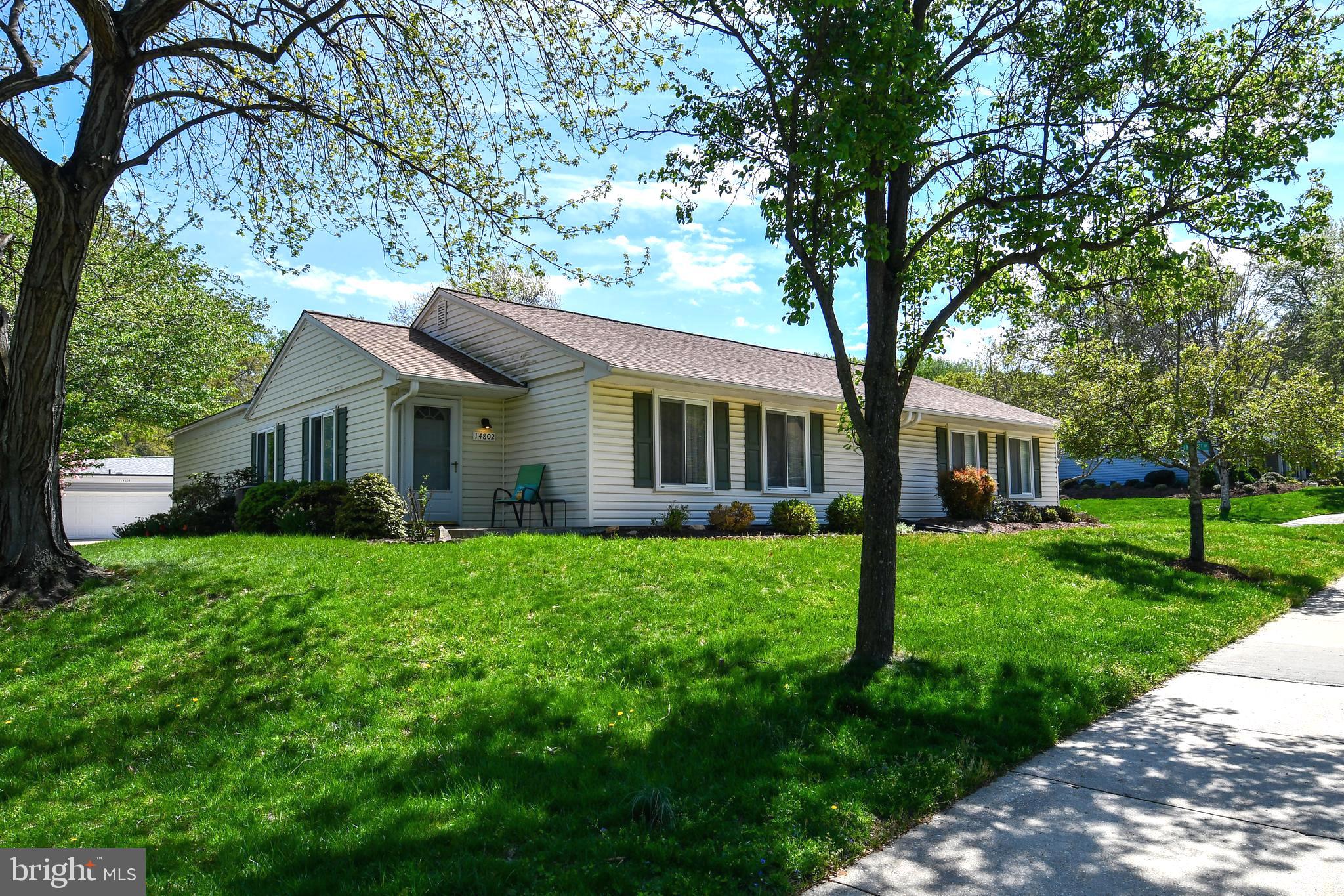 This adorable home is located in The 55 and over community of Leisure World of MD.  This home includes an updated kitchen, vaulted ceiling, 2 bedroom & 1 full bath.  Included is an enclosed patio and a 2 car attached garage.  It is located on a quiet cul-de-sac surrounded by nature.   A full sized washer and dryer are also included.  Park in the driveway and come in through the enclosed patio.  Puppies welcome!