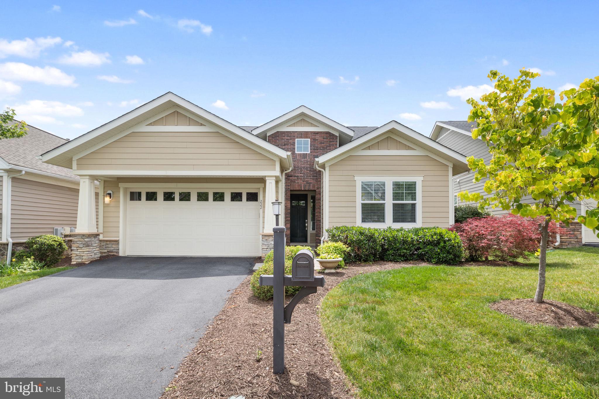 Welcome to this exceptional Elate model with over 4,300 finished sq ft on 3 levels in the highly sought-after Shenandoah neighborhood of Lake Frederick's premier 55+ community. Combining elegant design, thoughtful upgrades, and flexible living spaces across three finished levels, this home offers the perfect blend of luxury and comfort.
From the moment you arrive, the attractive Hardie® Plank siding, beautifully maintained landscaping, and solar panel upgrade set the tone for the quality found throughout. Inside, rich wood flooring flows across the main living spaces, creating a warm and inviting atmosphere. A grand sitting room anchored by a gas fireplace provides the perfect setting for relaxing or entertaining, while the open-concept design seamlessly connects the gourmet kitchen, dining area, and family room. Modern lighting fixtures, built-in surround sound, custom shelving, and designer finishes elevate every space.
The spacious primary suite is thoughtfully positioned at the rear of the home, offering peaceful eastern exposure to greet each morning. The luxurious en suite bath features dual vanities with marble countertops, a large walk-in shower, and a generous custom walk-in closet. A private guest bedroom at the front of the home is served by an adjacent full bath, providing comfort and privacy for visitors.
Upstairs, a versatile loft creates additional living space and is accompanied by a private guest suite complete with a walk-in closet and full bathroom—ideal for extended stays or multigenerational living.
The finished lower level expands the home's versatility even further. Gather around the second gas fireplace in the expansive recreation room, host overnight guests in the fourth & fifth bedrooms, or create the perfect work-from-home environment. A beautifully appointed full bathroom with dual sinks and a large walk-in shower adds convenience, while the enormous storage and utility area ensures there is a place for everything.
Outdoor living is equally impressive. Enjoy the expansive Trex deck, covered for year-round enjoyment, complete with a dedicated gas grill line and Weber duel fuel grill attached to the house gas system for effortless summer cookouts. The fenced rear yard offers security, while the in-ground irrigation system helps maintain the lush landscaping with ease.
Additional upgrades include an extended garage, whole-house water filtration and treatment system, gas appliances, built-in shelving, and countless thoughtful enhancements throughout.
This is a rare opportunity to enjoy sophisticated main-level living with exceptional space for guests, hobbies, and entertaining in one of Lake Frederick's most desirable active-adult neighborhoods.