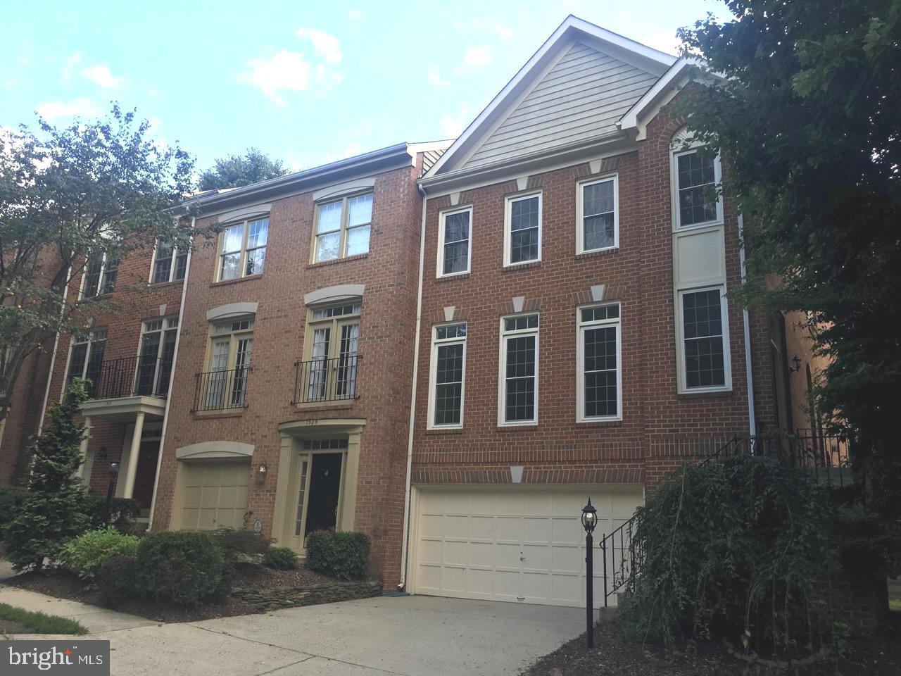 Lovely brick end unit townhome with 2 car garage nestled among trees in N. Reston. Bright and open design. Large kitchen and family room open to a large deck. Walls of windows on all sides. Hardwood floors on main level . Family room with gas fireplace. Crown and chair moldings. High ceilings. Two walk inn closets in master bedroom. HVAC  and water heater  were installed in 2021. Plenty of parking in the front for guests.  No pets sorry. Enjoy Reston Town Center, recreational amenities,  pools, and trails. No more than two qualifying incomes. Available June 1st.