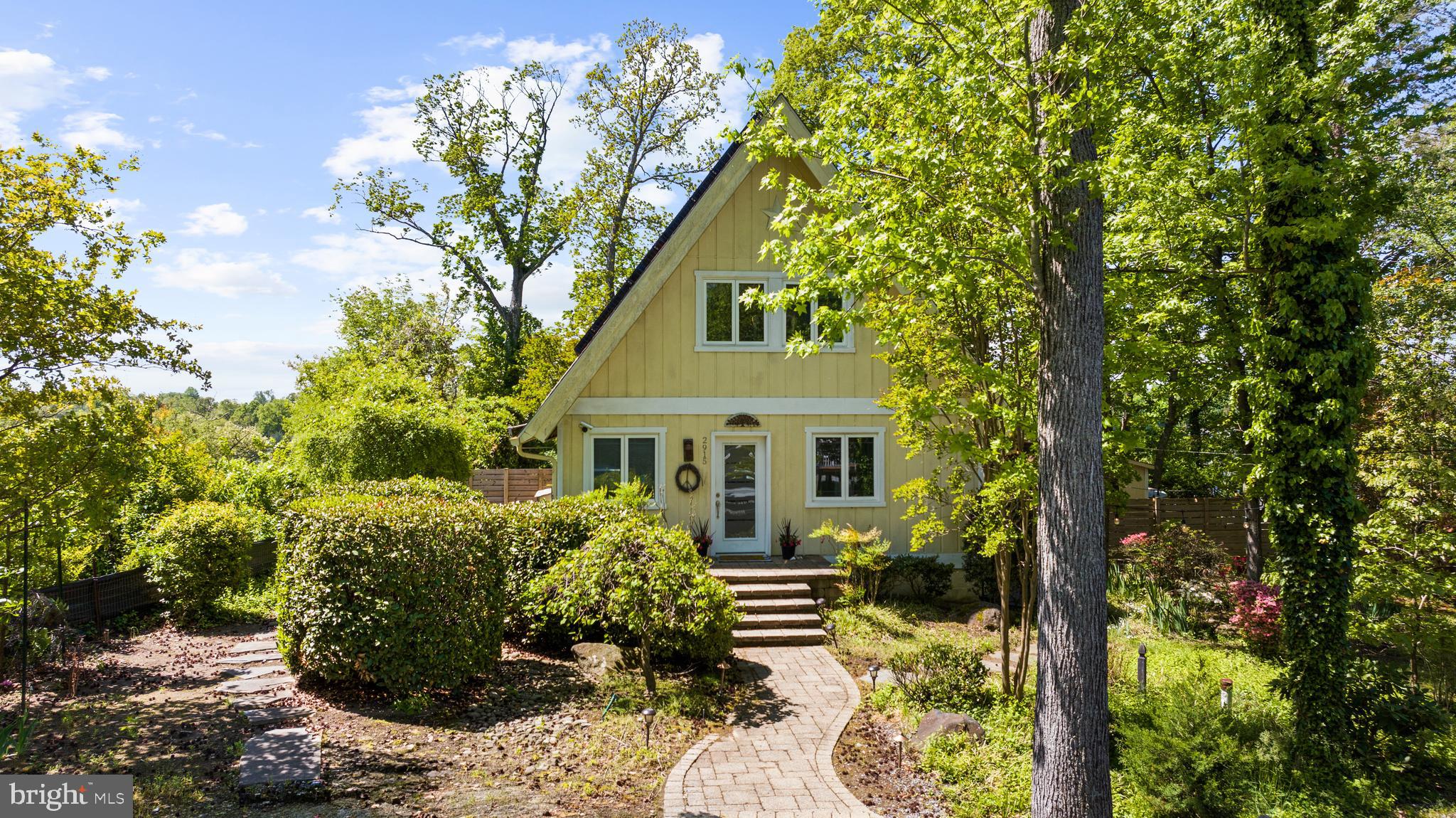 Welcome to your serene waterfront escape in the heart of Annapolis. 
This energy-efficient A-frame cottage offers the perfect blend of modern comfort and laid-back coastal charm. Featuring 2 bedrooms and 2 full baths, the home welcomes you with a light-filled, open living space where soaring vaulted ceilings create an airy, calming atmosphere. 
Set on the shore of the South River, this property is designed for an outdoor lifestyle, with peaceful views and a tranquil setting that encourages relaxation and connection to nature. Step outside to your private pier, perfect for every type of waterfront activity or enjoying morning coffee over the water or unwinding with photographic sunset views. 
Natural elements and cozy finishes complement the clean A-frame design, while thoughtfully integrated energy-efficient features make living both sustainable and cost-effective. 
Whether you're seeking a full-time retreat or a weekend getaway, this one-of-a-kind waterfront cottage captures the essence of Annapolis living—where wellness, simplicity, and life on the water come together beautifully.