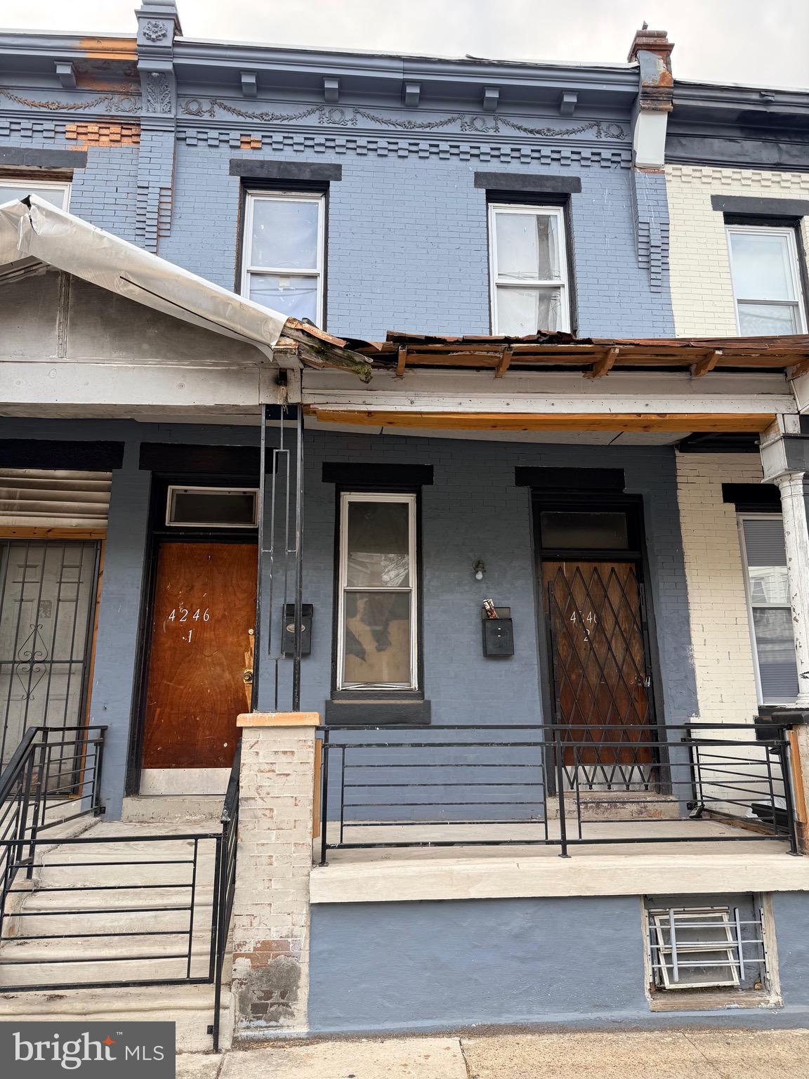 Welcome to 4246 n 15th st.  A chance to completely renovate or redesign this blank canvas into your investment property so you and your Architect and Contractor can create a convienent centrally located home in an area that is walkable to Public Transportation, Local Chain Restaurants - Popeyes, Dominos, Taco Bell, McDonalds, Big Pharmaceutical Chain Store and a Laundry Mat, Supermarket, Medical Care, Einstein Hospital, and EZ Access to Major Expressways, Route 1, i76 or Blue Route. DO NOT LET THE PHOTOS SCARE YOU!   Attention Flippers or Contractors, Architects and Engineers. Demo and Renovate your future Dream Home and or create an Investment Property to generate positive cashflow to fund your retirement for you and yours. DO NOT DELAY.  Owner says sell! Use FHA 203k or Cash or Hard Money. Make your appointment today - EZ TO SHOW.