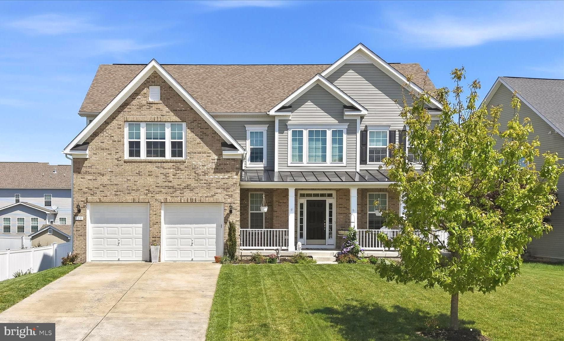The buyer's home did not sell under a home sale contingency - Home is back to active.
Welcome to this beautiful 4-bedroom, 3.5-bath Colonial home located in the desirable Stephens City area! This spacious home features an open-concept floor plan designed for modern living and entertaining. The gourmet kitchen is the heart of the home, showcasing a stunning 12' island, ample cabinetry, and a bright dining area that flows seamlessly into the inviting family room with a cozy fireplace. Upstairs, the luxurious primary suite offers a private retreat with a spa-like bath and a spacious walk-in closet. All additional bedrooms include walk-in closets, providing plenty of storage and comfort for everyone. The finished basement adds valuable living space, complete with a full bath—perfect for a recreation room, guest suite, or home office. Large fully fenced yard includes a deck and hot tub for relaxation. Additional highlights include a 2-car garage and a charming covered front porch, ideal for relaxing and enjoying the neighborhood. Ideally located with easy access to I-81, this home offers convenient commuting to Winchester, Northern Virginia, and surrounding areas. Enjoy nearby local attractions including Sherando Park, Belle Grove Plantation, Cedar Creek & Belle Grove National Historical Park, historic downtown Stephens City, wineries, local dining, and shopping. Experience the perfect blend of comfort, convenience, and location in this exceptional home.  All sizes are approximate. Hot tub, pool table, sauna, and all flat-screen TVs convey.  A split HVAC System was installed for extra comfort and efficiency in the primary bedroom.
