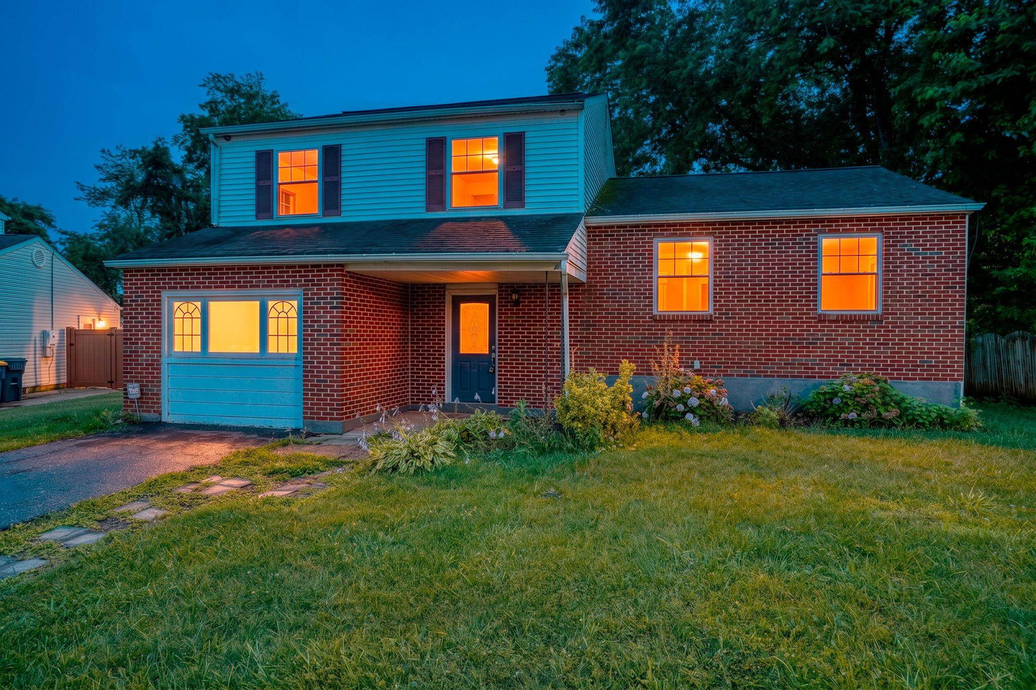 Opportunity awaits in the established Penn Acres South community! This detached single-family home offers 3 bedrooms (office could be 4th bedroom), 1.5 baths and approximately 2,025 square feet of total finished living space, including a spacious finished lower level. Priced to reflect the opportunity for updating, this property is an excellent option for an investor (ARV $400K), renovation buyer or owner-occupant looking to build equity through improvements and sweat equity. The home features newer stainless kitchen appliances and newer AC unit. The split-level layout provides multiple living areas and plenty of flexibility for future updates. Outside, the property features private parking located in a cul-de-sac and a backyard that backs to parkland open space, offering additional privacy. Located in a great community with convenient access to shopping, major routes and everyday amenities. Bring your ideas and transform this home into a strong investment, resale opportunity or first home with long-term equity potential. Property is being offered in its present condition. Schedule your showing today!
