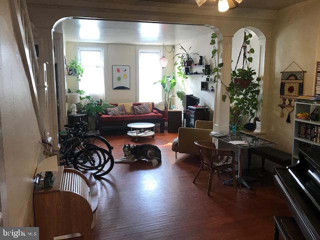 SHOWINGS MONDAY THROUGH FRIDAY , 9AM TO 2PM 
 CASH  BUYERS ONLY . Great starter home or investment rental - excellent tenant currently paying 750.00 a month plus utilities. Tenant would love to stay .  Growing neighborhood, Formal living room with hardwood floors, dining room with hardwood floors, eat in kitchen. exit to rear private yard . 2nd floor has 3 nice size bedrooms, hall bath with ceramic tiled walls and floor. Unfinished basement.
BUYERS TO ASSUME CURRENT LEASE AND GREAT TENANT .