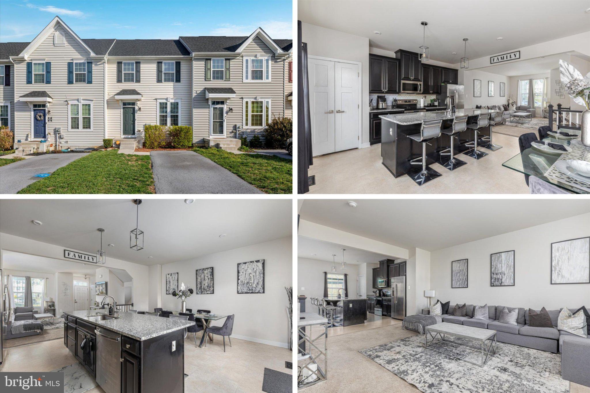 Welcome to 195 Ontario Drive, a 3-level, 3-bedroom, 2.5-bathroom townhouse in the desirable Potomac Station community of Falling Waters. Built in 2019, this home offers a well-designed open floor plan.

The entry level features a spacious living room and a half bath off the foyer. The kitchen and dining area impress with granite countertops, a large island with pendant lighting, stainless steel appliances, and a pantry. Step through the French door to your deck, a great spot to unwind.

The upper level offers a primary bedroom with tray ceilings, a walk-in closet, and an en-suite bath featuring a tile shower with dual shower heads and double sinks. Two additional bedrooms, a full bath, and a laundry area round out this level.

The finished basement provides flexible living space, perfect for a recreation room, home theater, or family room with walk-out access to the ground level. Easy access to I-81, shopping, dining, and commuter routes. Schedule your showing today!