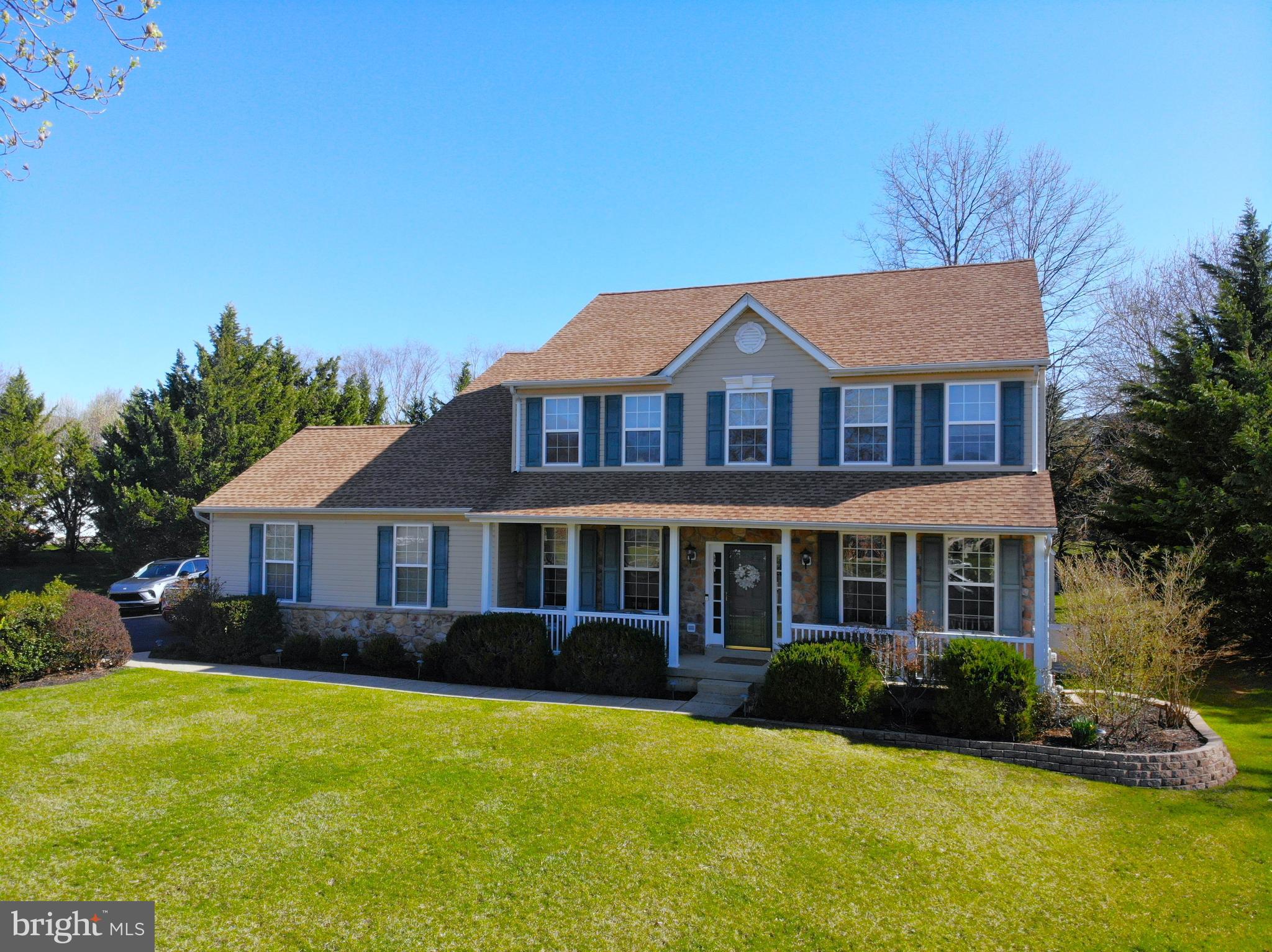 *** Your "Piece of Paradise"! *** Meticulously Maintained 4 bedroom, 2.5 bath Center-Hall Colonial located on a Cul-De-Sac setting in the  Arbor Ridge Community.  Great curb appeal with a partial stone front & welcoming covered front porch. Inviting foyer accented with hardwood floors. 1st floor has 9' ceilings. Formal Living Room would make a great 1st floor office too. Formal Dining Room appointed with a Butler's Pantry . HUGE Gourmet Kitchen equipped with plenty of 42" cabinetry, granite counter tops, large island & ceramic tile floors.  Open to a "heart-warming" Family Room with gas fireplace provides a place to entertain all your guests. Mud Room & 1st floor laundry with with ceramic tile floors. Half Bath with ceramic tile floors. Large Primary Suite with vaulted ceiling,  Sitting Room, 2 "Walk-In" Closets &  Primary Bath with double bowl vanity & ceramic tile floors.  Finished Basement with 9' ceilings provides an excellent place to enjoy a movie, additional Office Space/Craft Room, Workshop & ample storage space as well. Plus a  Gorgeous Backyard Oasis with Inground Pool & a 1,000 Sq. Ft. of Paver Patio with automatic remote control awning. "Over-Sized" 2.5 Car "Heated" Garage with a 4' extension that allows you to park trucks in the garage & have a workshop area too.  New Roof in 2020. Gas Heat. 2 Central Air Conditioning Systems. Gas Hot Water Heater: 2023. Central Bucks School District. It's a great place to call "HOME"!