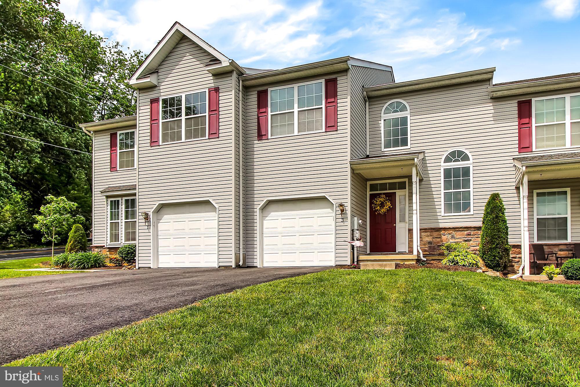 This Exeter Woods townhome is the home that you have been waiting for to hit the market! It has everything you want! Entering, you will immediately be impressed with the expansive 2-story foyer, gorgeous hardwood floors, and clean walls that lead into the modern open concept layout. Tasteful, warm colors throughout the kitchen, living, and dining room offer a calming at-home feel, and sliding glass doors lead right out to the back patio, perfect for entertaining on those long summer nights. A convenient half bath completes the main level. Upstairs you will appreciate the upper floor laundry room, two ample sized bedrooms that are perfect for a guest room or an office, and a large master bedroom that offers a large walk in closet, and a master bath with a double sink vanity. This beautiful home also has central air and economic gas heat. And, the Homeowners Association has you covered with snow removal, lawn care, and all exterior maintenance, so you can just move right in and not have to worry about mowing the lawn! So call today for a personal tour! This one will not last!